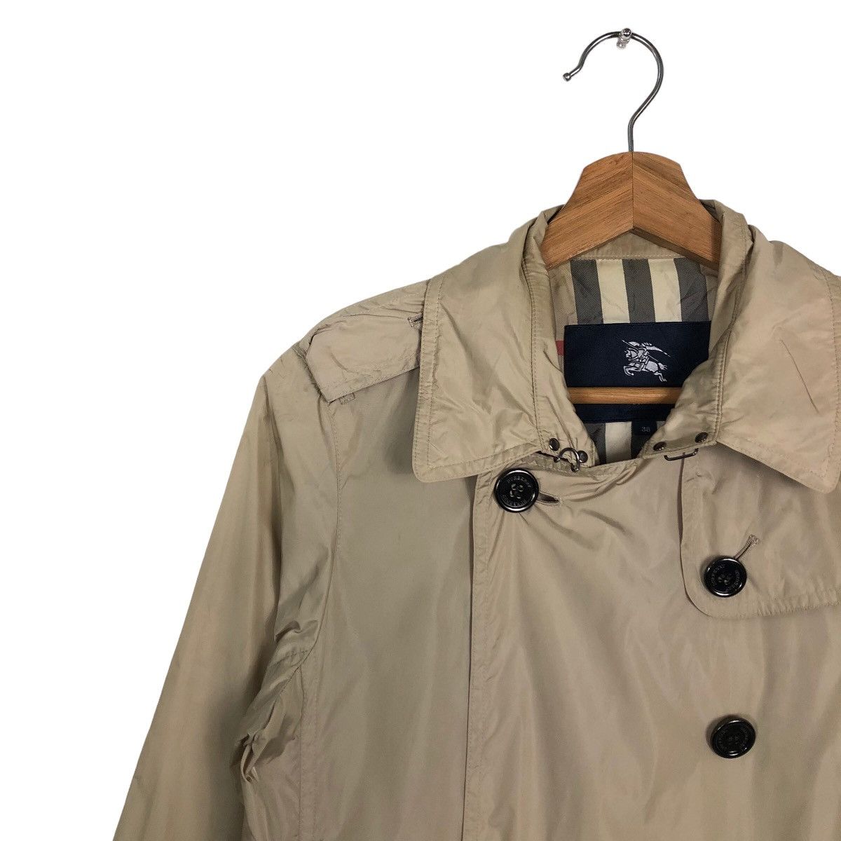 Burberry 🔥90’s VINTAGE BURBERRY LONDON TRENCH COAT NOVA CHECK Size US M / EU 48-50 / 2 - 7 Thumbnail