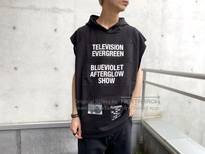 Raf Simons Raf Simons TV slogan sleeveless hooded suit Size US M / EU 48-50 / 2 - 8 Thumbnail