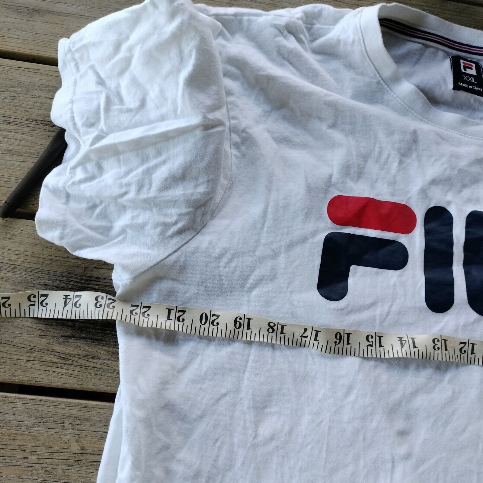 Fila Fila Mens T Shirt Short Sleeve Crew Neck Graphic Print Size US XXL / EU 58 / 5 - 6 Thumbnail