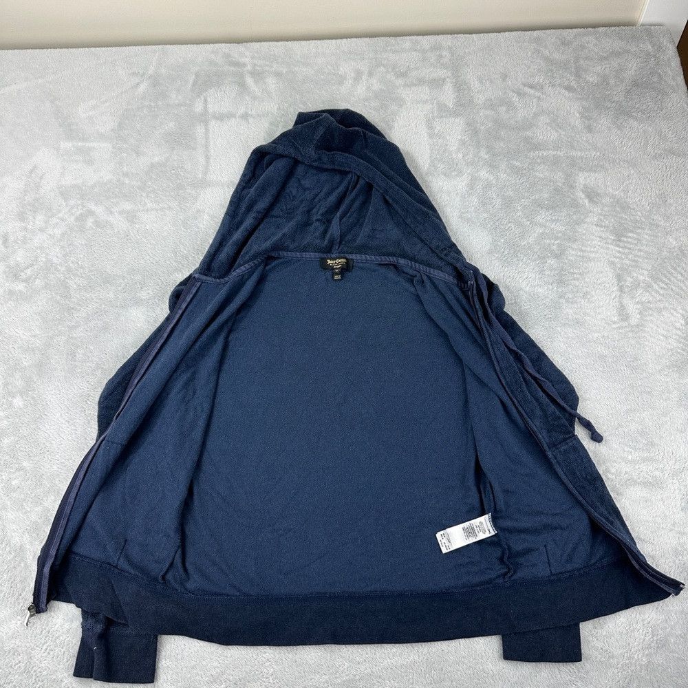 Juicy Couture Juicy Couture Navy Blue Velour Zip Up Hoodie Women’s Size M Size M / US 6-8 / IT 42-44 - 2 Thumbnail