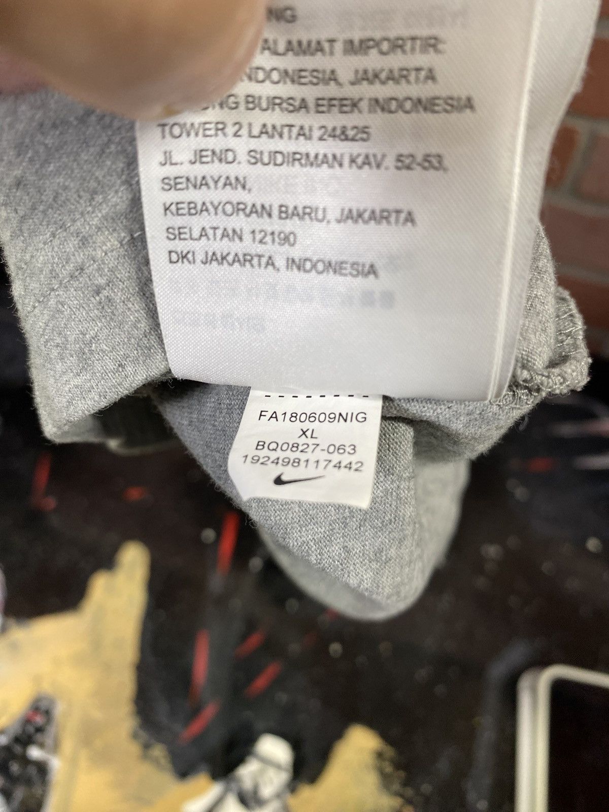 Off-White Off-White Nike T-Shirt Grey Virgil Abloh Tee Size Large Size US L / EU 52-54 / 3 - 8 Thumbnail