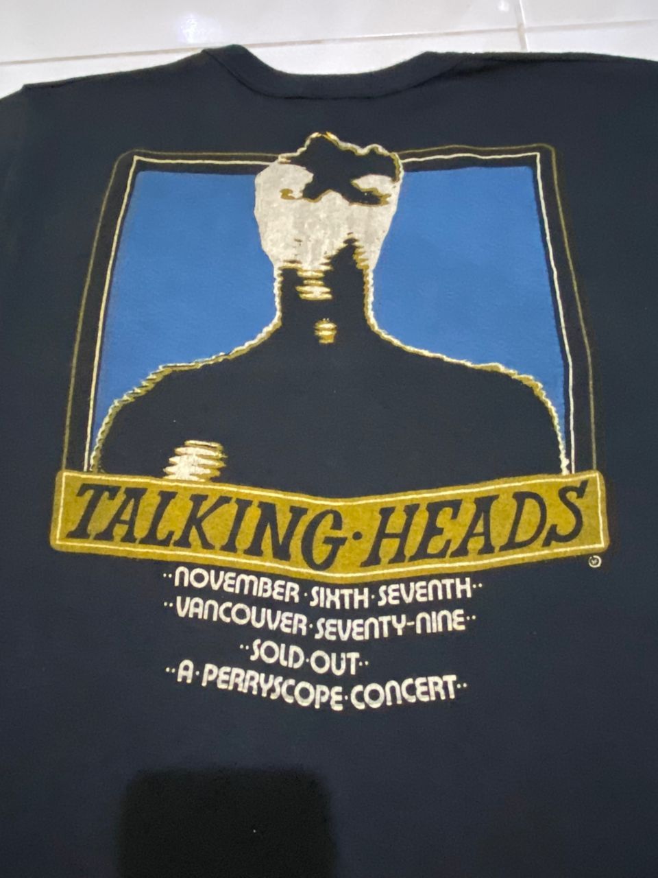 Band Tees Rare Vintage Talking Heads Sold Out Perryscope Concert 1979 Size US M / EU 48-50 / 2 - 11 Thumbnail