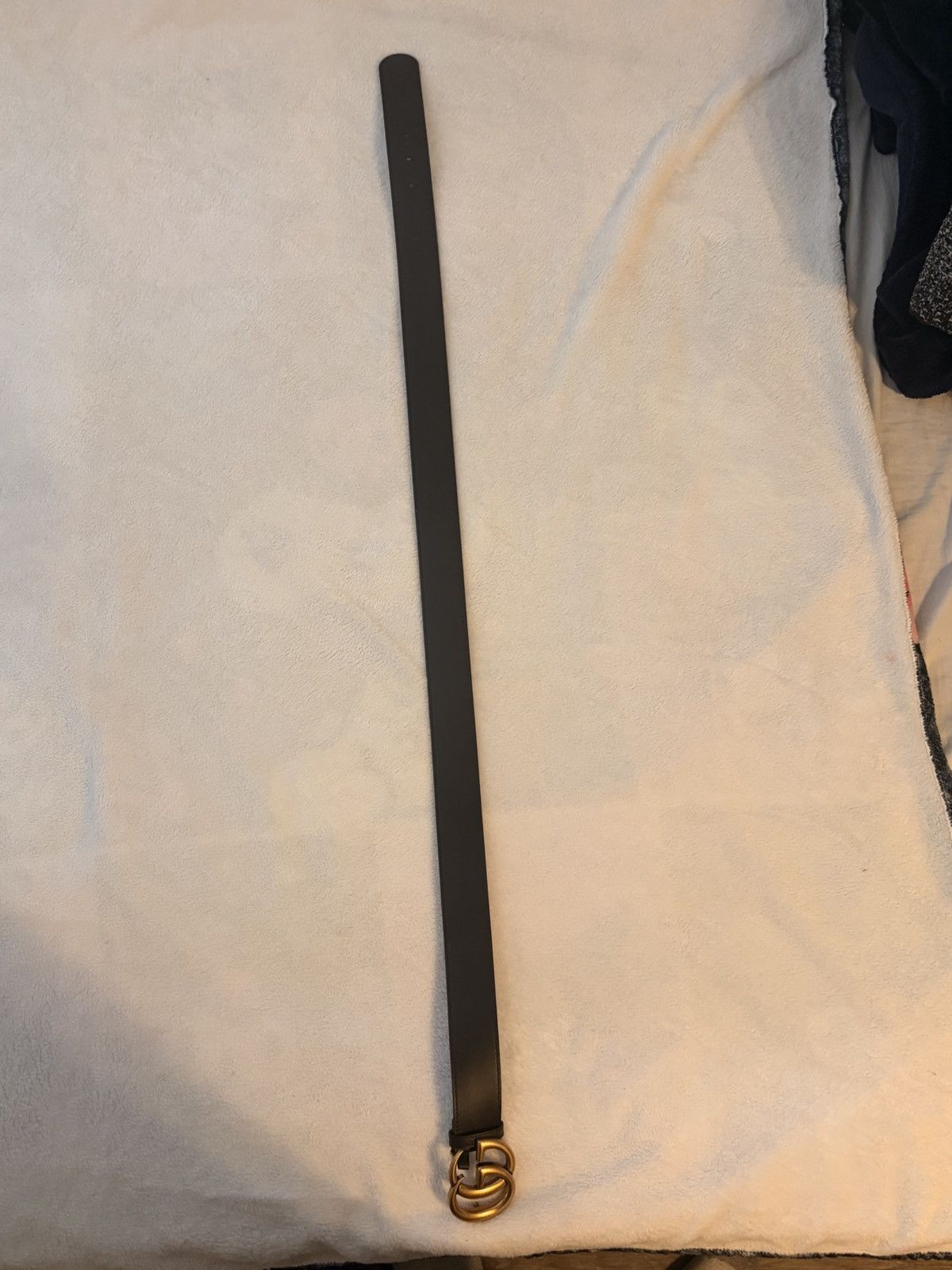 Gucci GG Marmont Wide Belt (Size 85-34) Size ONE SIZE - 3 Thumbnail