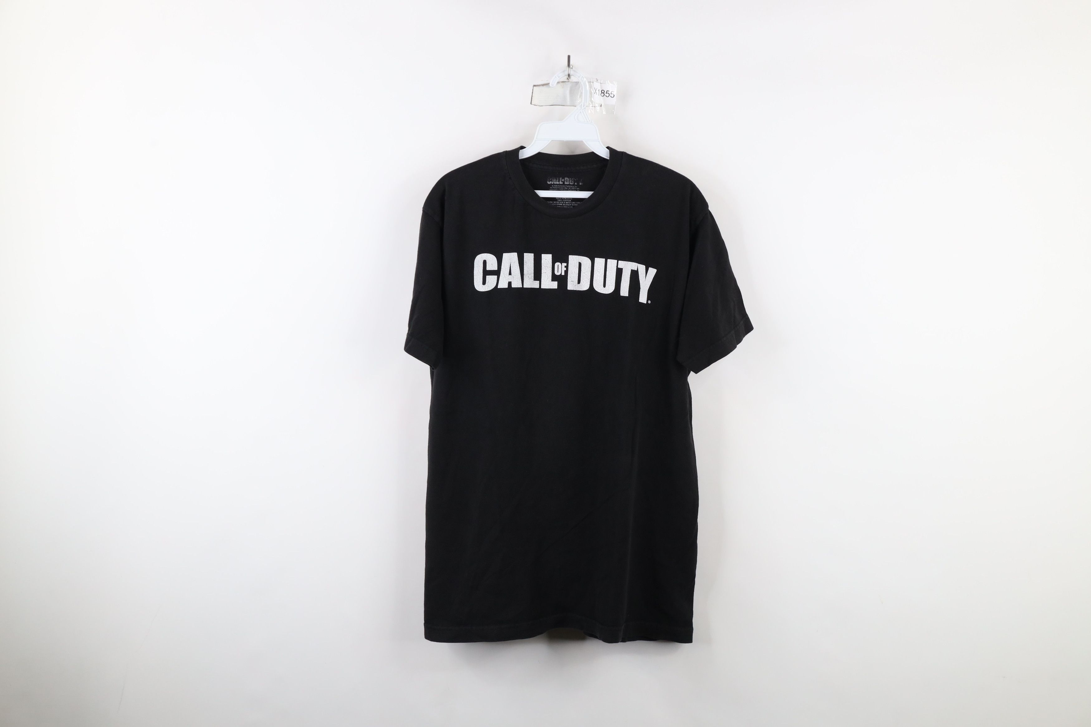 Vintage Vintage Y2K Call of Duty Spell Out Gamer T-Shirt Black Size US L / EU 52-54 / 3 - 1 Thumbnail