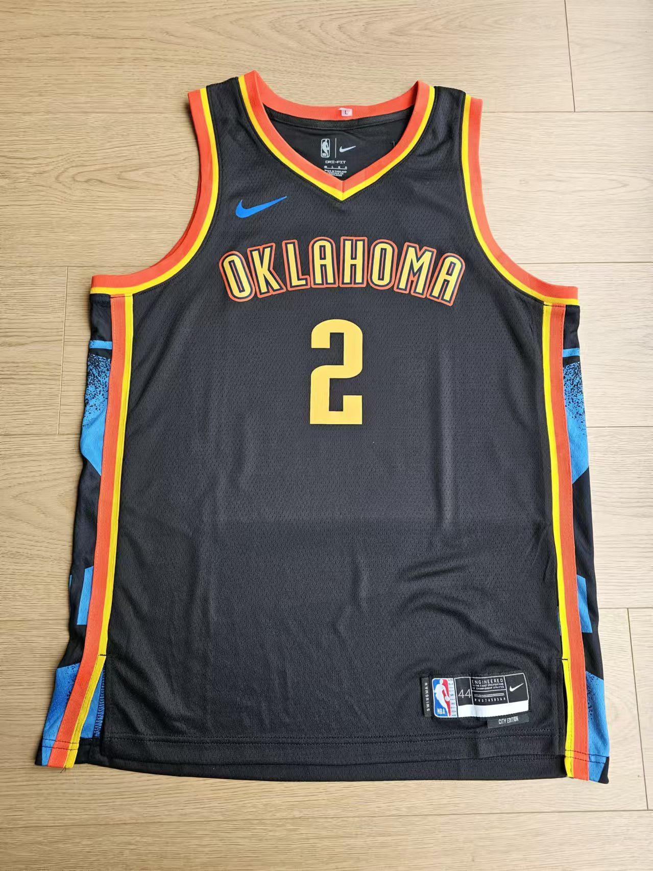 NBA Oklahoma City Thunder Gilgeous-Alexander Jersey City Edition Size US M / EU 48-50 / 2 - 1 Thumbnail
