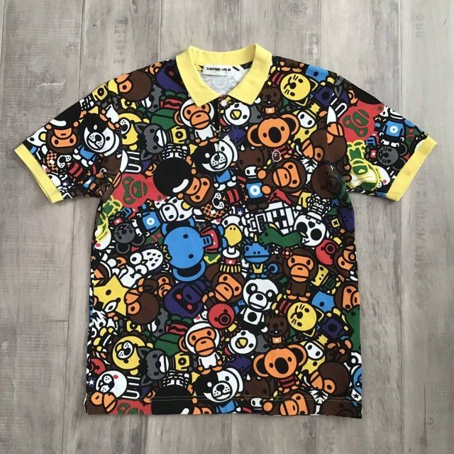 Bape × Nigo BAPE Milo Animal Safari Polo Shirt a bathing ape NIGO Size US M / EU 48-50 / 2 - 1 Thumbnail