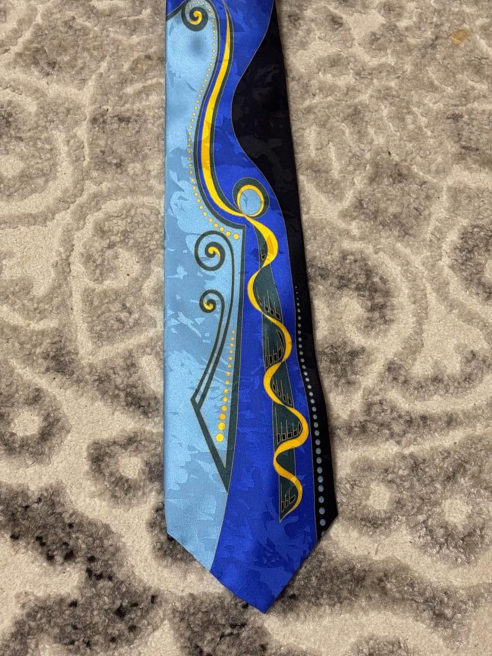 Vintage RICCARDO GABRIELE VINTAGE Silk tie Made in Italy Size ONE SIZE - 3 Thumbnail