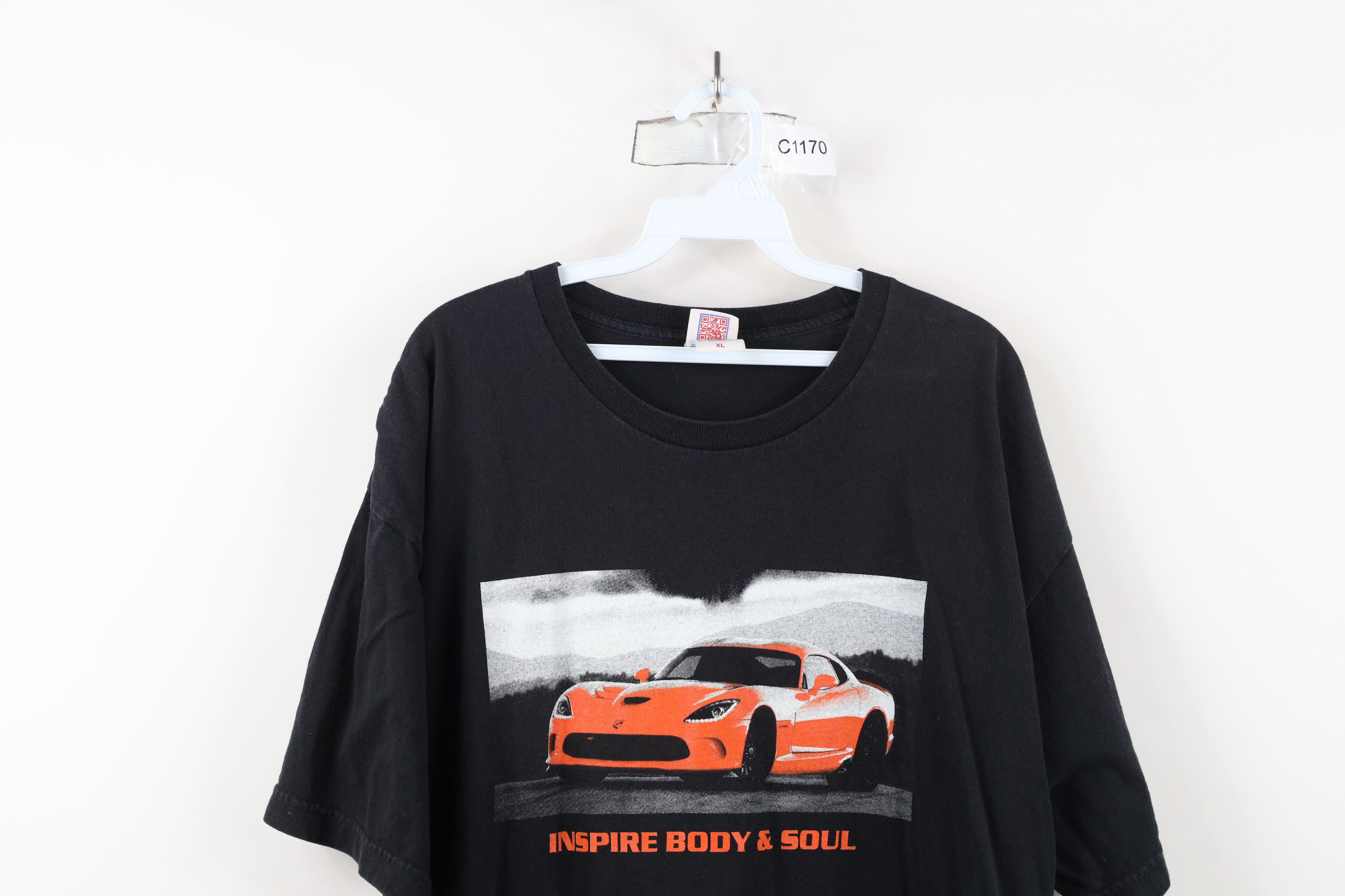 Vintage Vintage Y2K Viper Car Racing Short Sleeve T-Shirt Black USA Size US XL / EU 56 / 4 - 2 Thumbnail