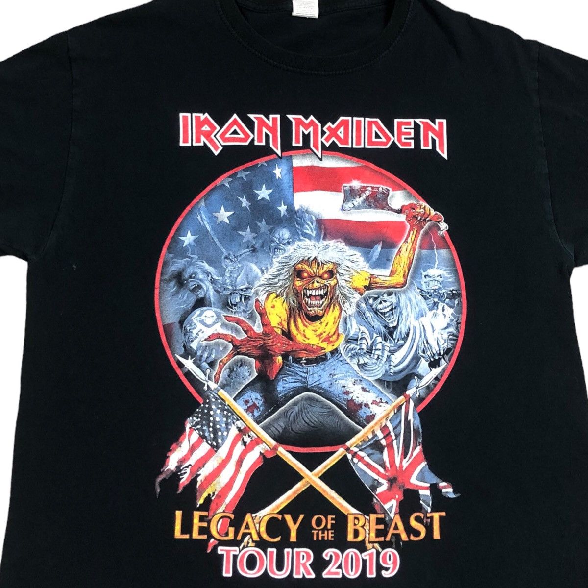 Band Tees × Fruit Of The Loom 2019 Iron Maiden Legacy of the Beast Tour Shirt Adult Medium Size US M / EU 48-50 / 2 - 2 Thumbnail