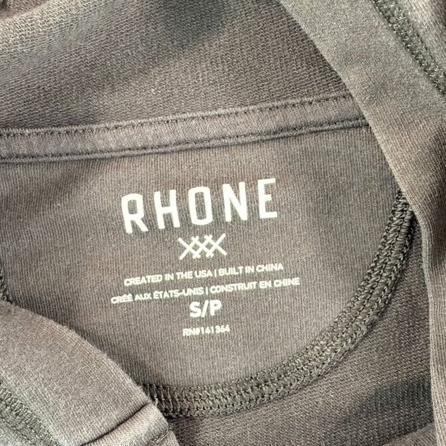 Rhone Rhone Bolinas Pullover Hoodie Men Small Grey Stretch Gym Pockets Long Sleeve Regular Fit Shirt not applicable Size US S / EU 44-46 / 1 - 2 Thumbnail