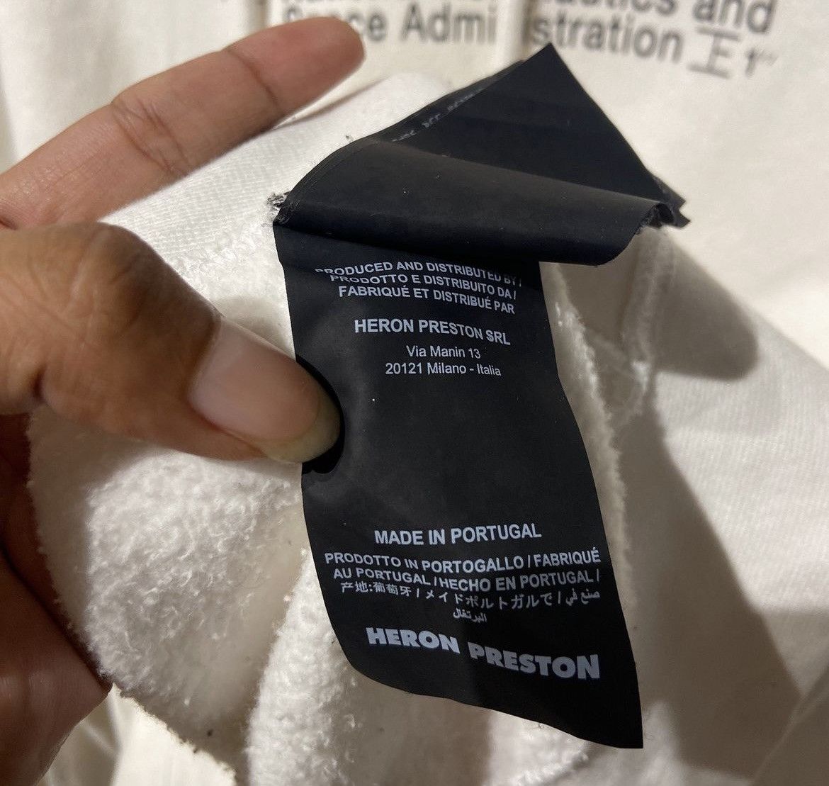 Heron Preston Hoodie Nasa x Heron Preston Size US XL / EU 56 / 4 - 5 Thumbnail