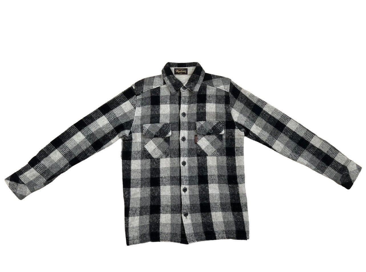 Hysteric Glamour × Vintage Vintage Hysteric Glamour Heavy Checks Wool Flannel Jacket Size US L / EU 52-54 / 3 - 1 Thumbnail