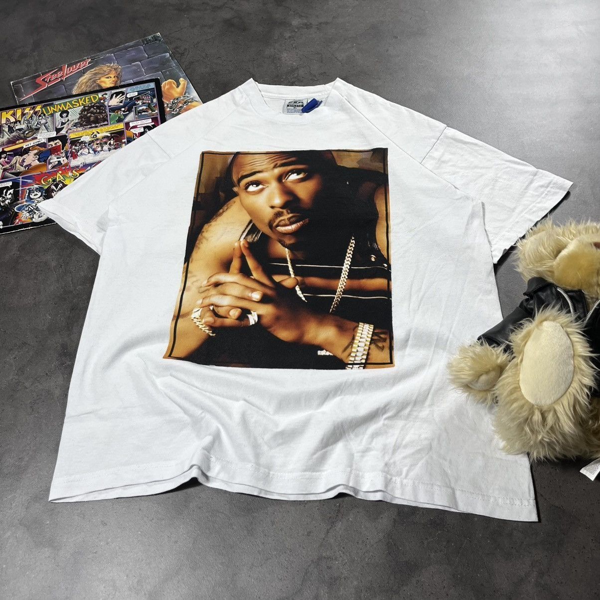 Tupac Skahur 2PAC 90s Vintage Rap HipHop Oversize Tee Tshirt