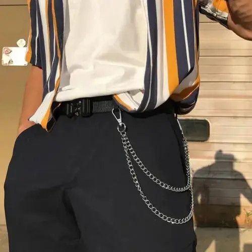 Other Punk Rock Metal Pant Chain Size ONE SIZE - 4 Thumbnail