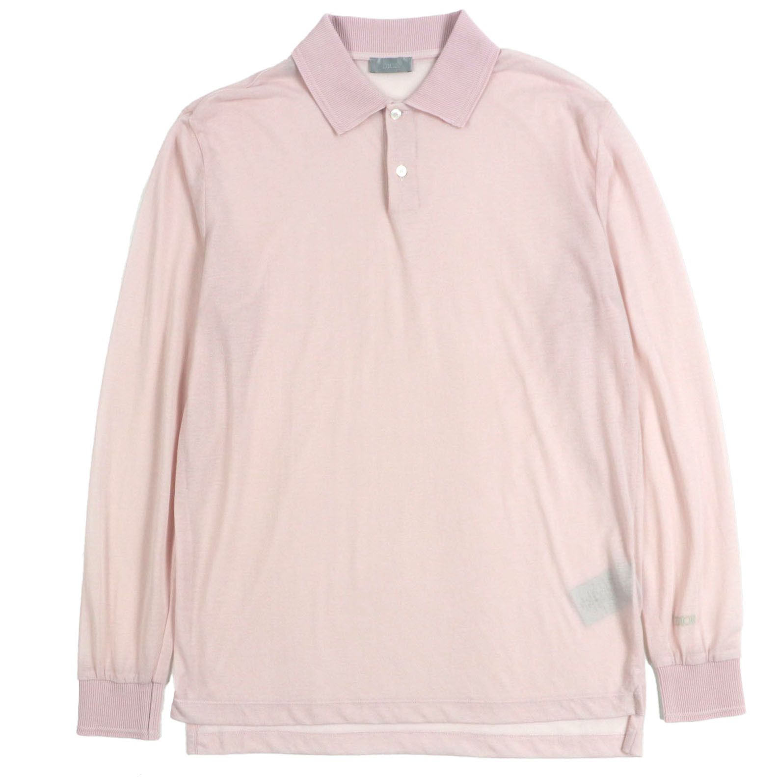 Dior Dior Long Sleeve Cotton Polo Shirt Cotton Tops 243J831A0800 DUTY FREE for USA