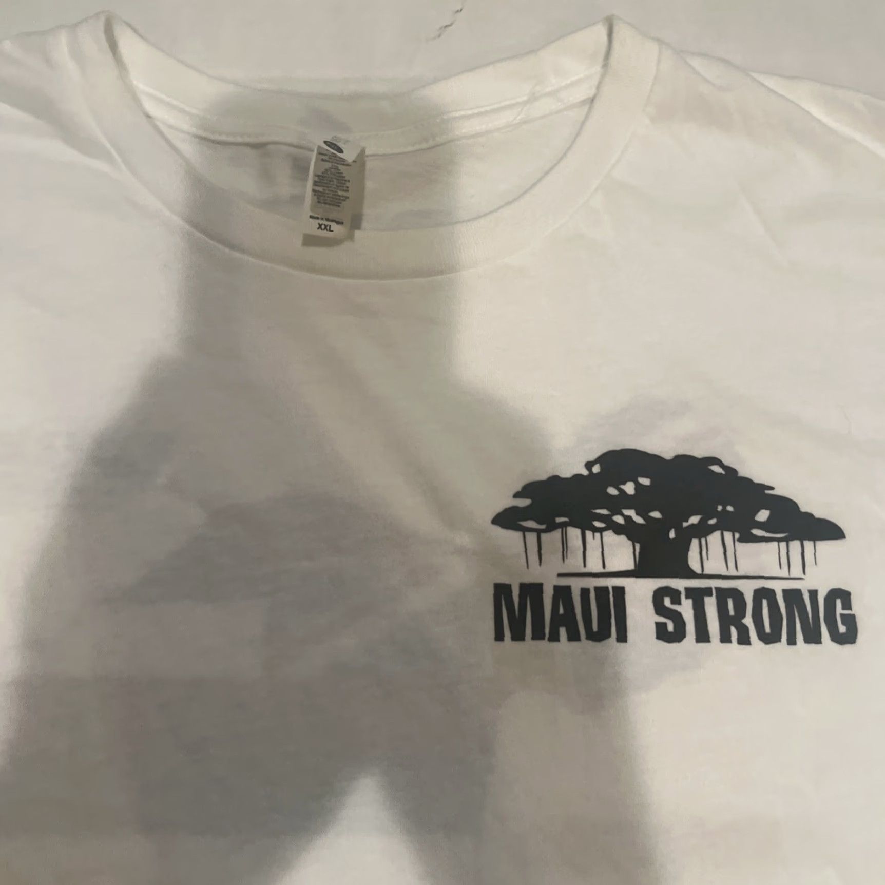 Next Level VINTAGE Next Level Shirt 2XL Men White Maui Strong Waterman’s Restaurant Shirt Surf Beach Logo Limited Edition 2020s-Run Size US XXL / EU 58 / 5 - 3 Thumbnail