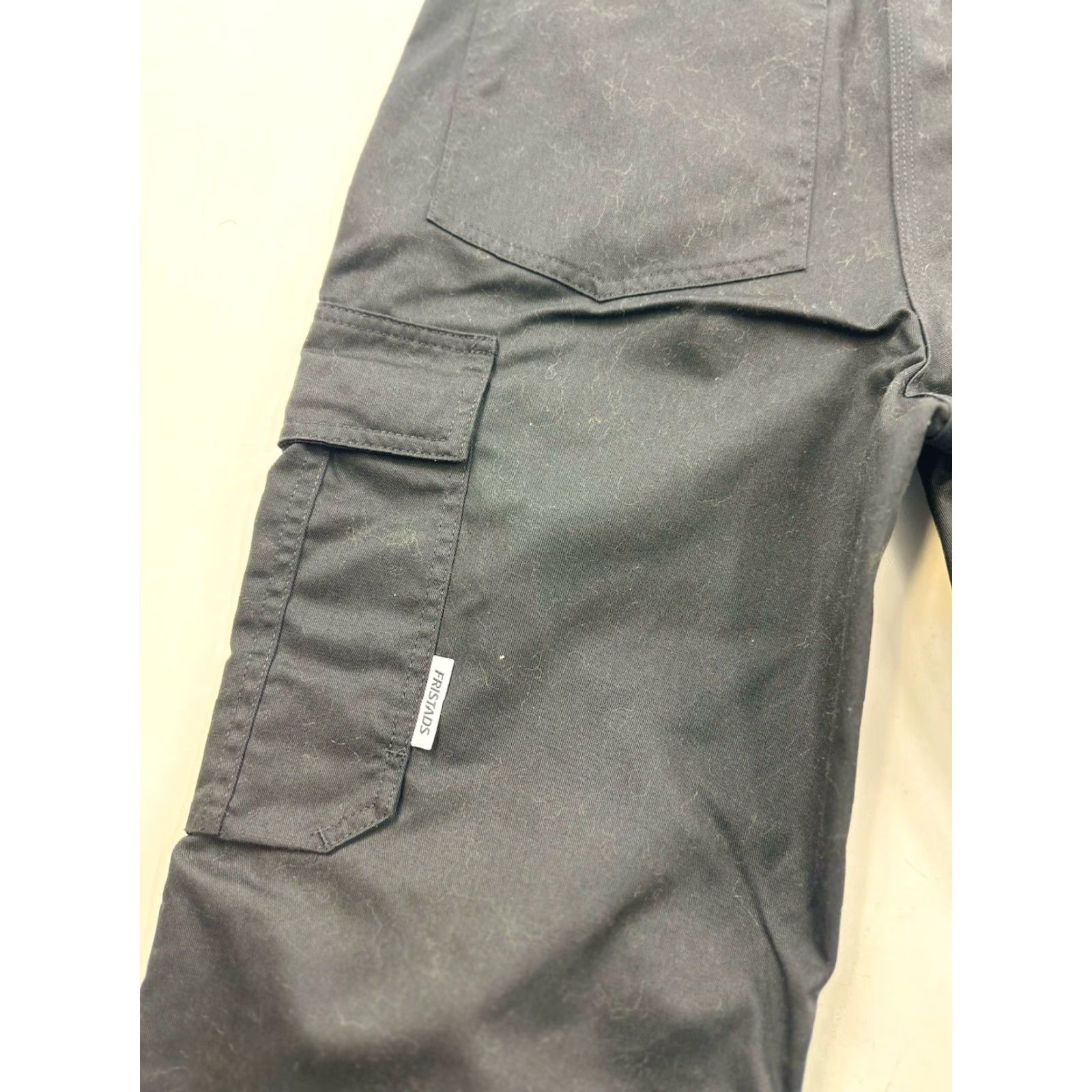 Vintage Fristads Pants Mens 32x31 Black Edwards Poly Cotton Cargo D96 -2 Size US 32 / EU 48 - 7 Thumbnail