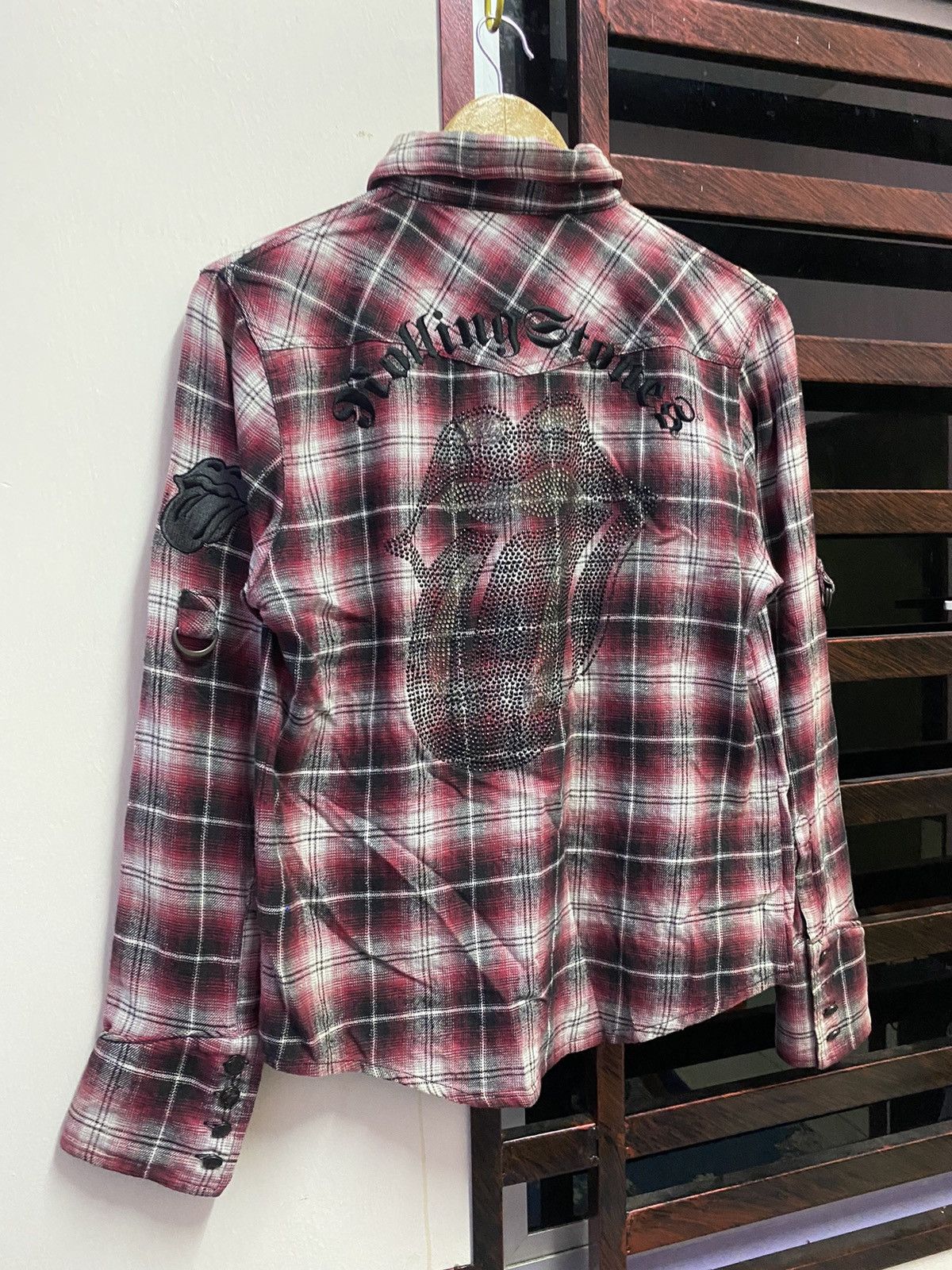 Band Tees Vintage Y2K The Rolling Stones Button Ups Shirt By Jack Rose Size M / US 6-8 / IT 42-44 - 9 Thumbnail