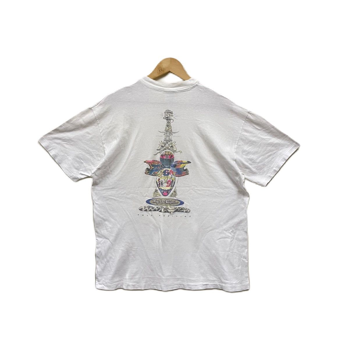 Vintage Vintage 90s Troy Lee Designs Helmets tshirt sticker Size US L / EU 52-54 / 3 - 2 Thumbnail