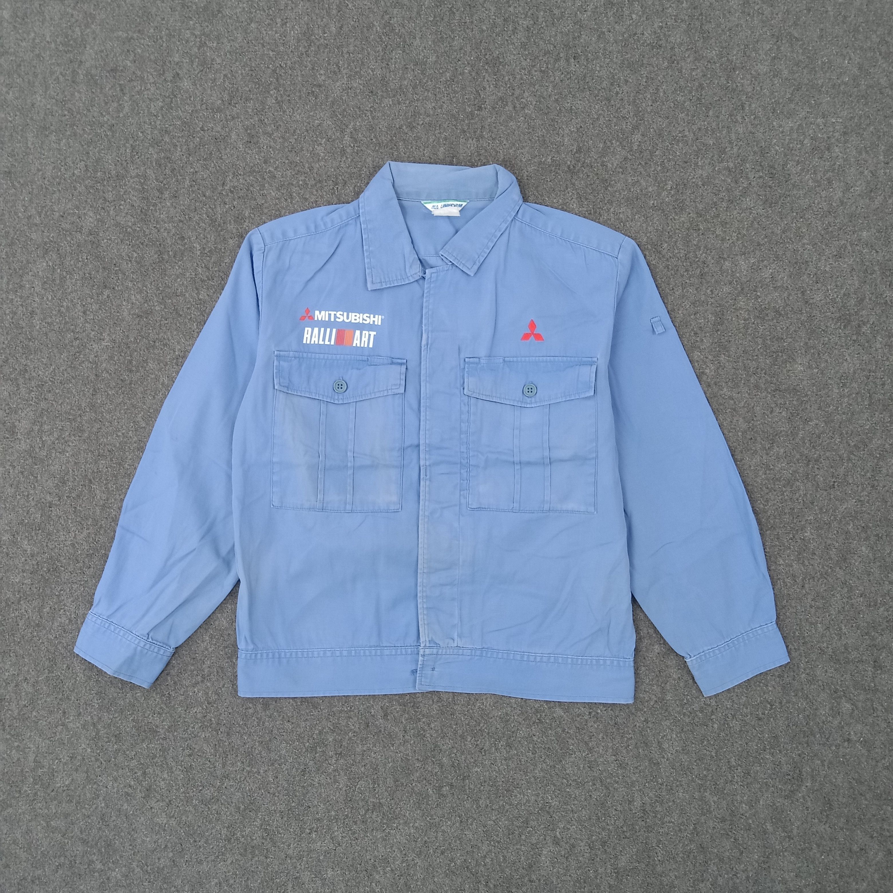 Japanese Brand × Vintage Mitsubishi Ralli Art Japanese Racing Custom Jacket C222N18 Size US S / EU 44-46 / 1 - 3 Thumbnail