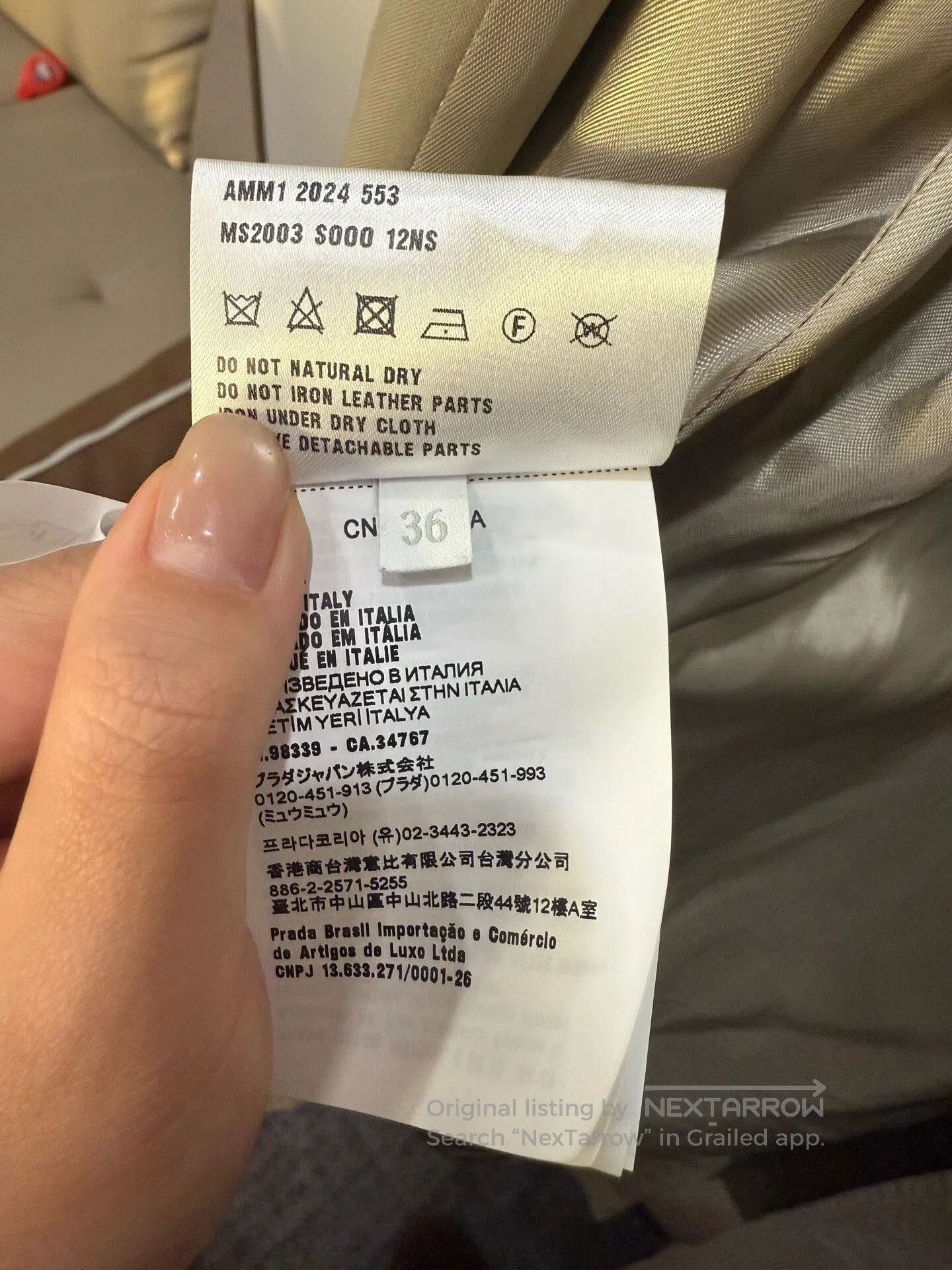 Miu Miu Miu Miu Double. Size XS / US 0-2 / IT 36-38 - 5 Thumbnail