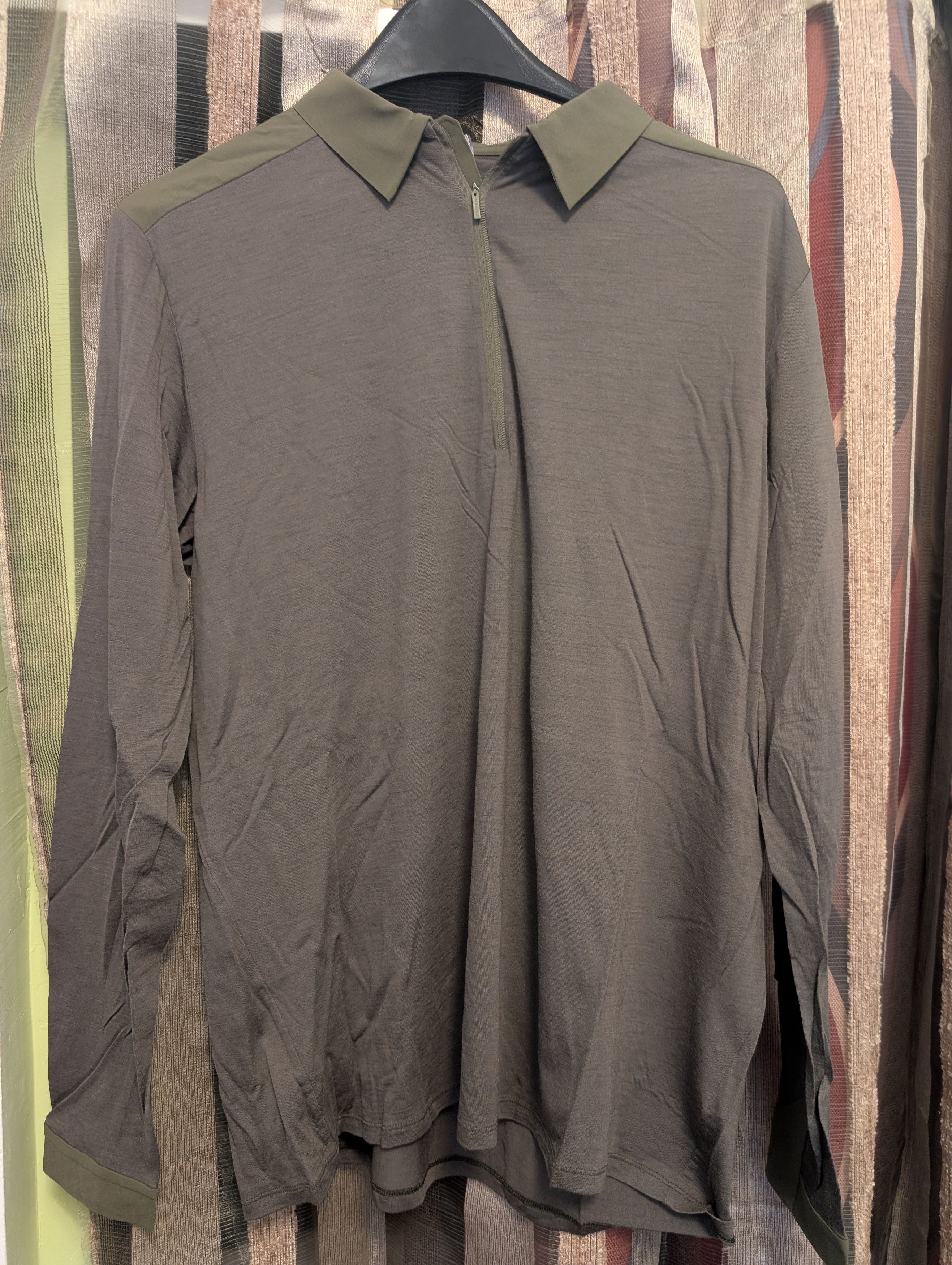 Veilance Arc'teryx Veilance Frame LS Polo Shirt, Olive Size US L / EU 52-54 / 3 - 10 Thumbnail