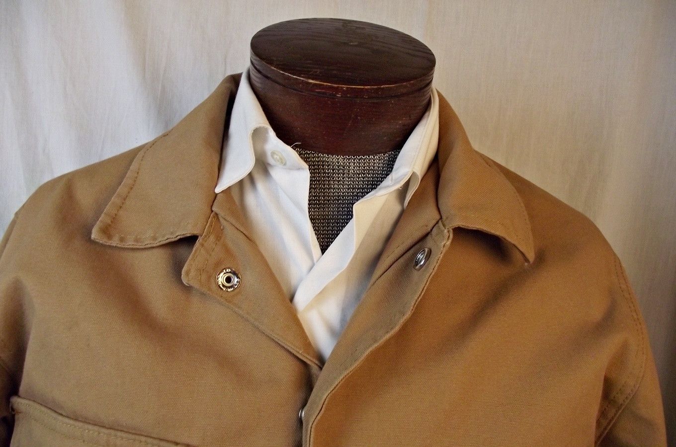 Red Kap WORK JACKET Mens Brown Duck Cloth Lined Grease Stains Barn Size US XS / EU 42 / 0 - 3 Thumbnail