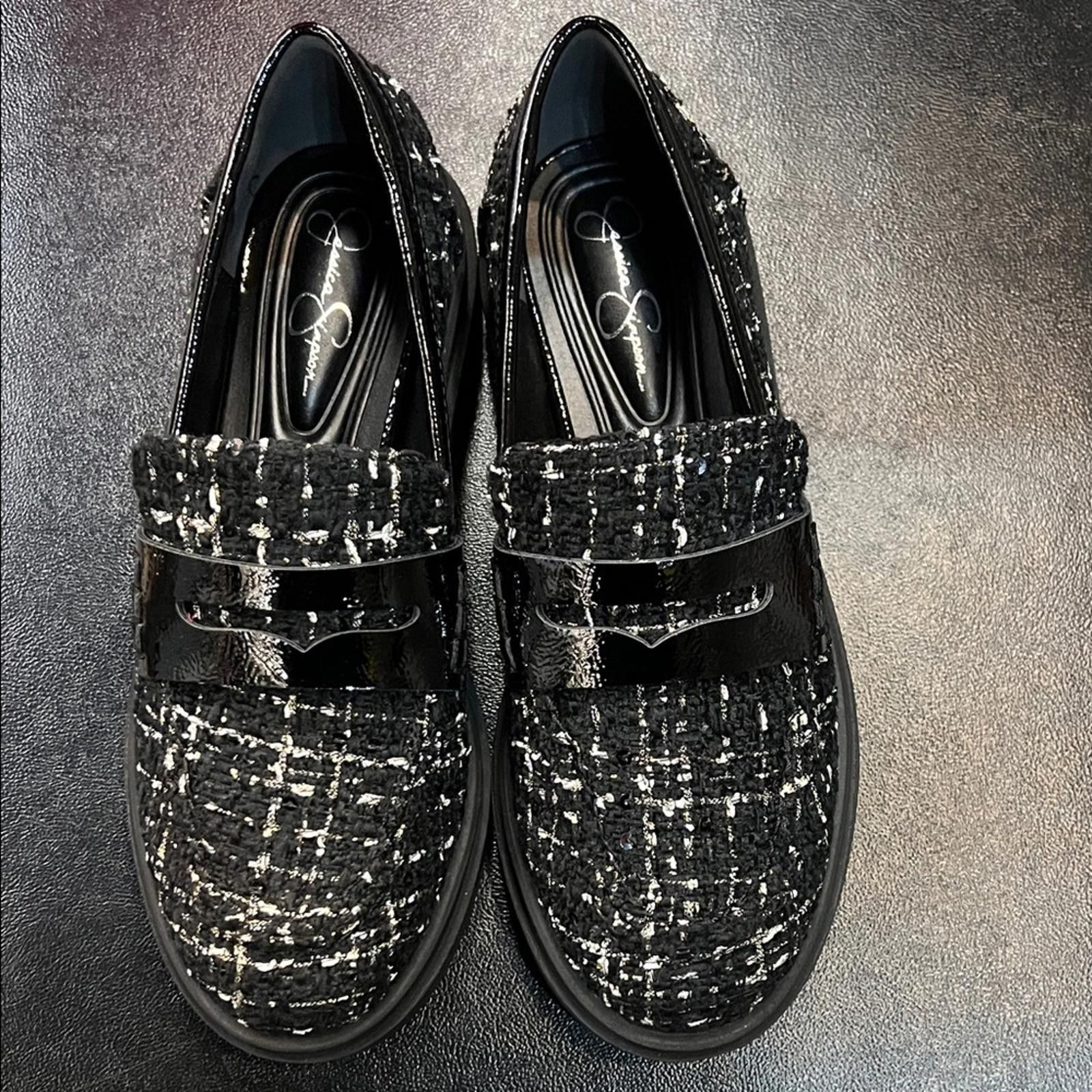 Other Women’s Black and White Loafers Size US 5 / EU 37 - 1 Thumbnail