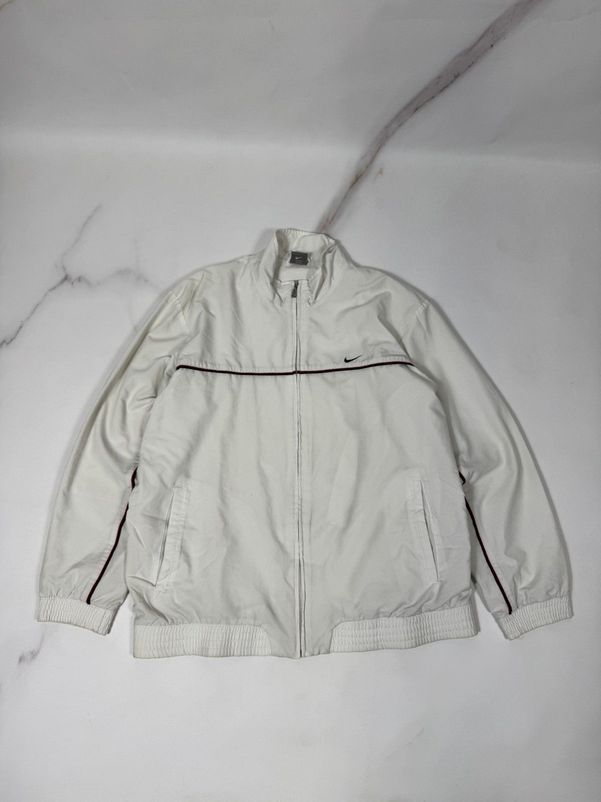 Nike Vintage Nike Nylon Distressed Jacket Size US XL / EU 56 / 4 - 1 Thumbnail