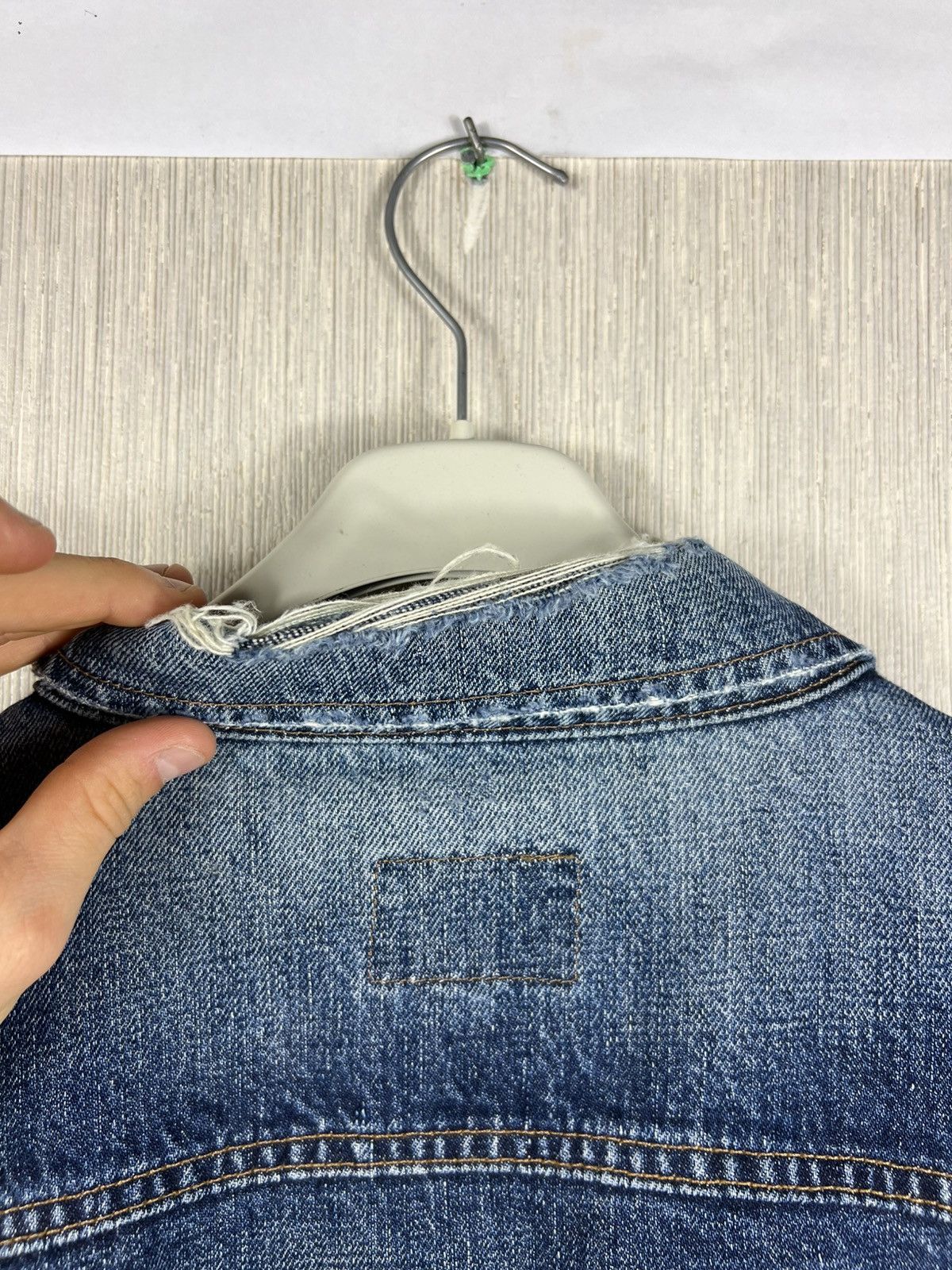 Ralph Lauren Vintage Polo Ralph Lauren thrashed distressed denim jacket Size US XXL / EU 58 / 5 - 21 Thumbnail