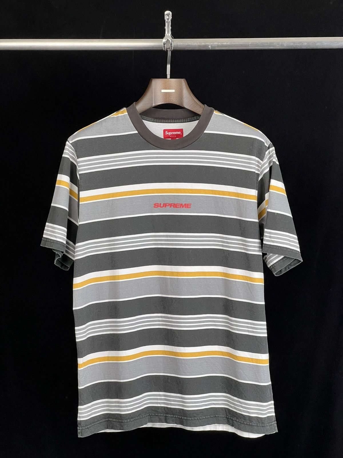 Supreme SUPREME Stripes tee M Size US M / EU 48-50 / 2 - 1 Thumbnail