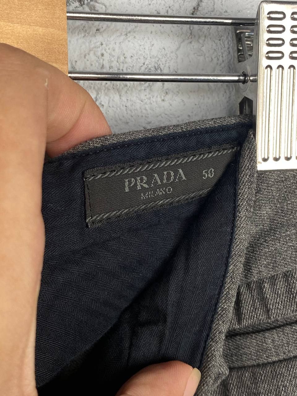 Prada Prada Lana Wool Chino Trousers Classic Pants Size US 34 / EU 50 - 8 Thumbnail