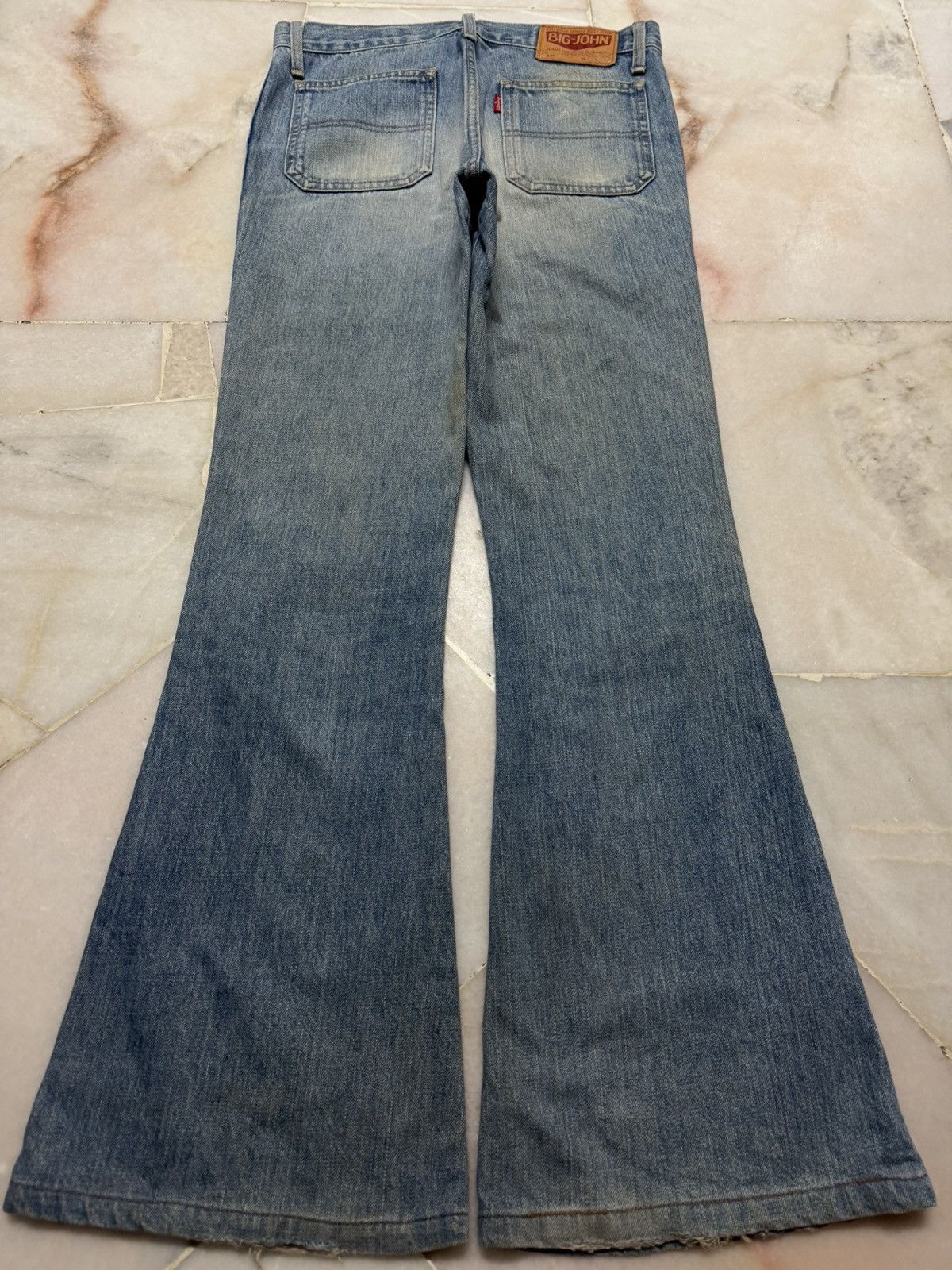 Big John 💥80s-90s Bell Bottom💥Big Big john Rusty Mudwadh Bootcut Jean Size US 29 - 12 Thumbnail