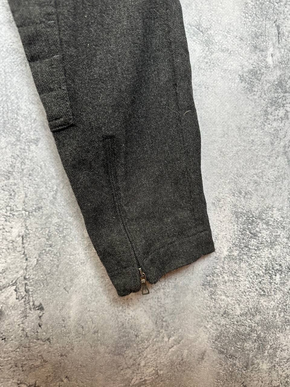 Prada Prada Gray Wool Tapered Pants Vintage Riri Size 27" / US 4 / IT 40 - 10 Thumbnail