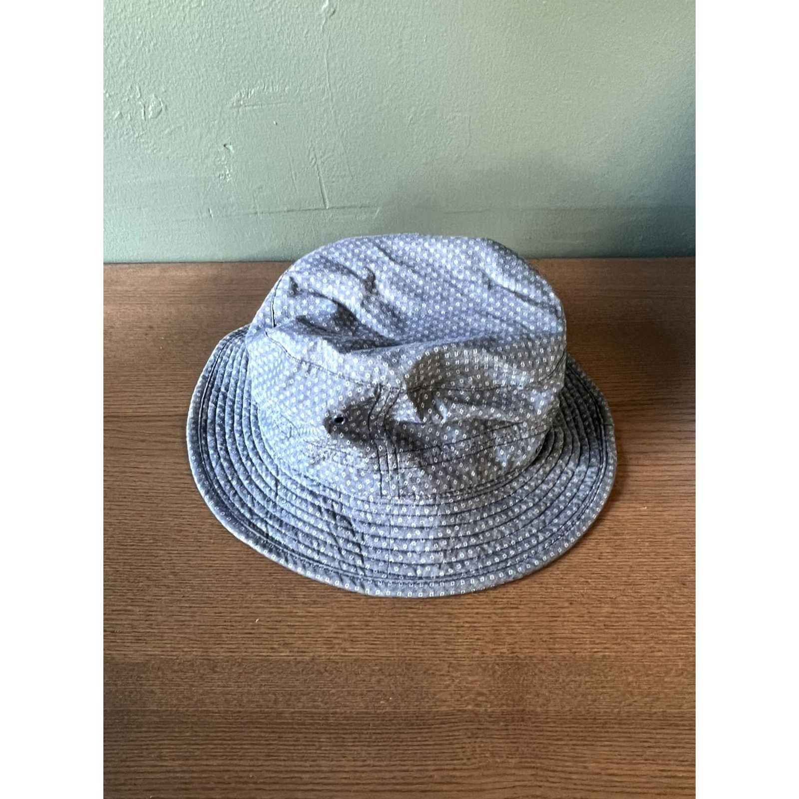 Penfield Penfield Mens Bucket Hat L Blue Diamond AOP Print Cotton Collection Mens Size ONE SIZE - 2 Thumbnail