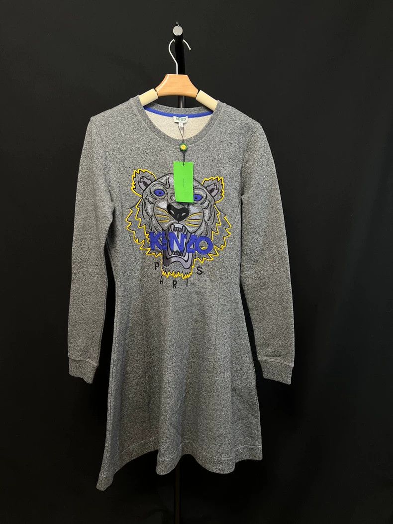 Kenzo KENZO Women's Sweatshirt Dress - dmc Size US XS / EU 42 / 0 - 1 Thumbnail