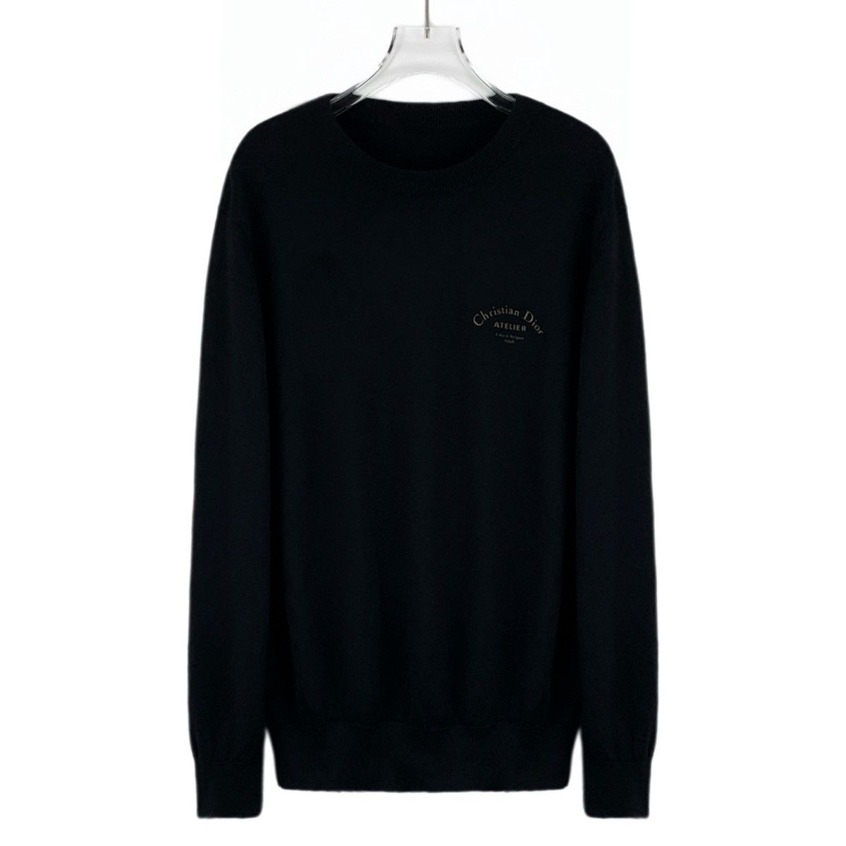 Dior Dior Logo Letter Printed Wool Long Sleeve Sweatshirt K26WX Size US L / EU 52-54 / 3 - 1 Thumbnail