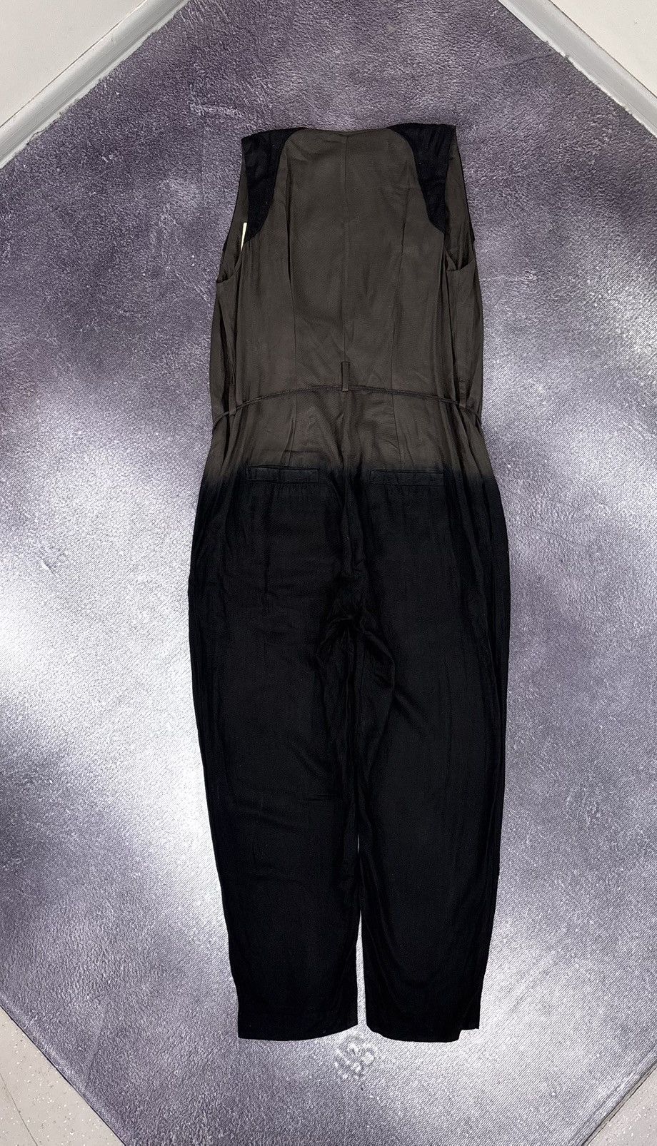 Diesel Diesel J-Mia NWT Women’s Black/Khaki Viscose Belted Jumpsuit Size 30" / US 8 / IT 44 - 2 Thumbnail