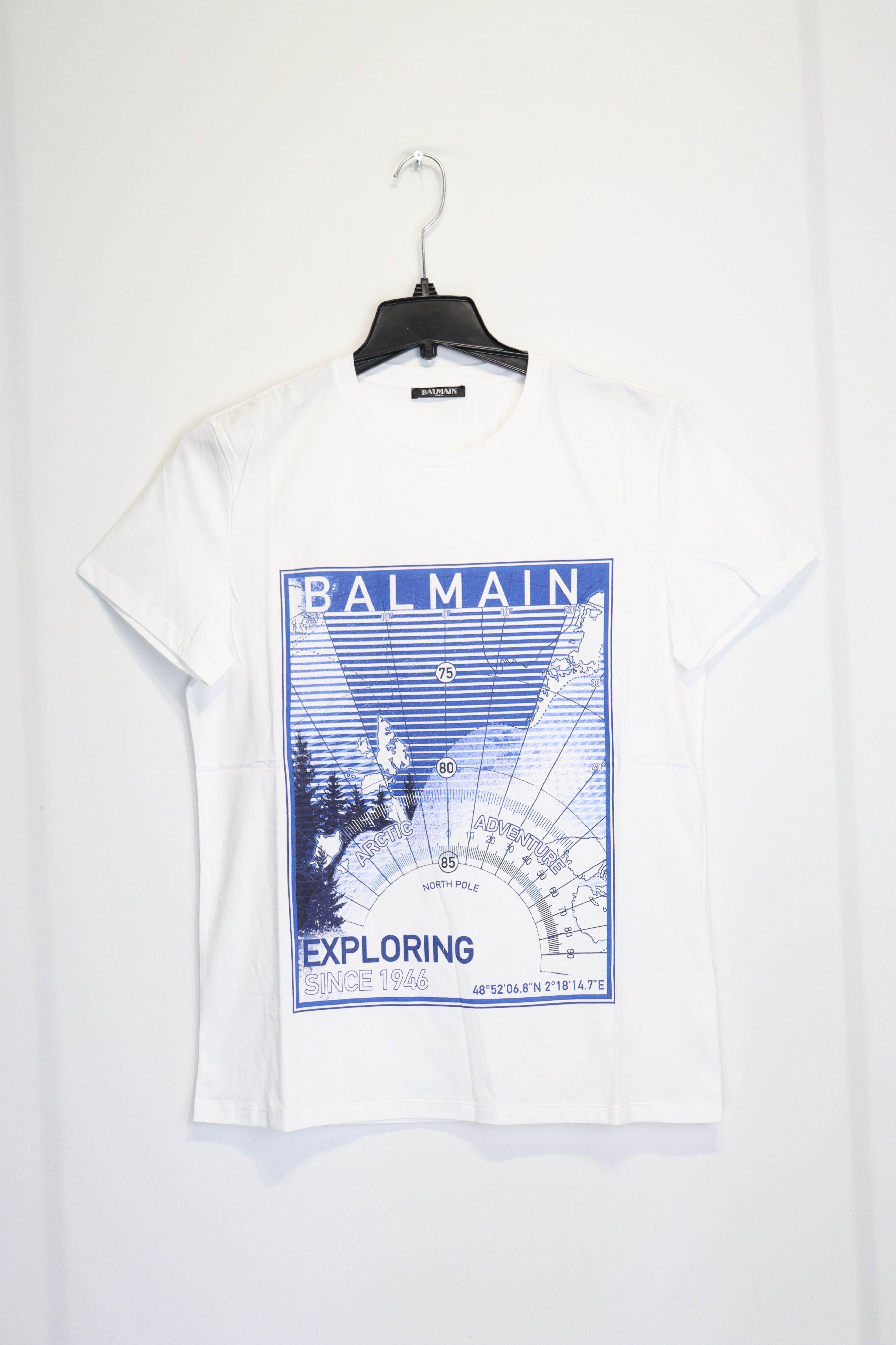 Balmain o1rshd1 T-Shirt in White Size US M / EU 48-50 / 2 - 3 Thumbnail