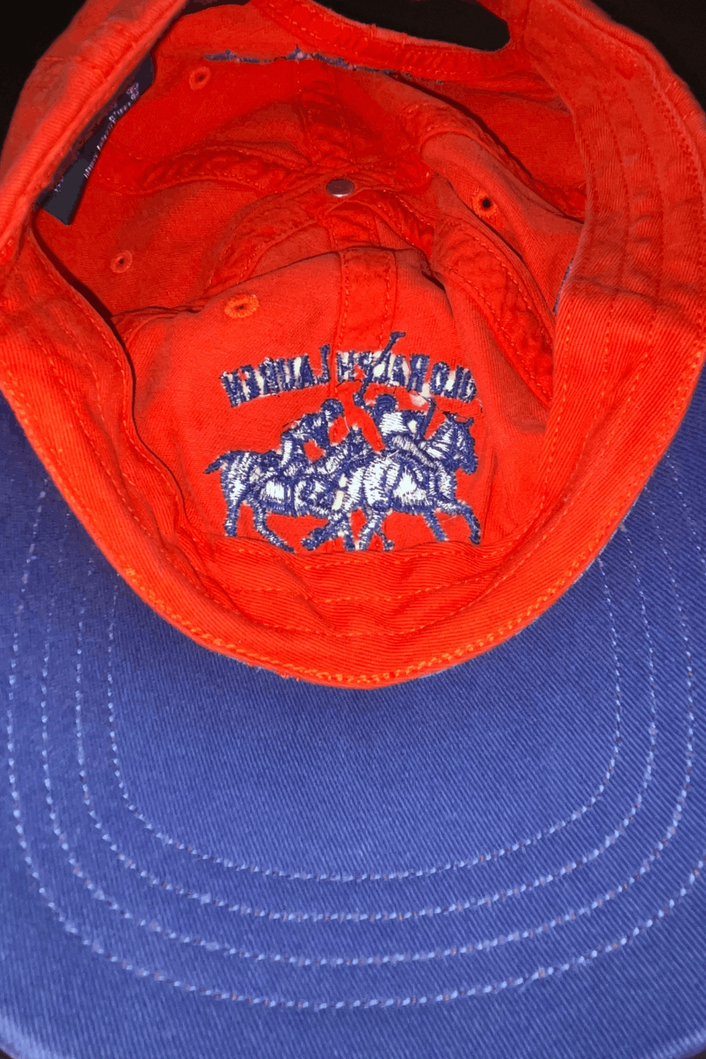 Polo Ralph Lauren POLO RALPH LAUREN 3-CAP — 2000s ARCHIVE — RED/ROYAL TWO-TONE Size ONE SIZE - 8 Thumbnail
