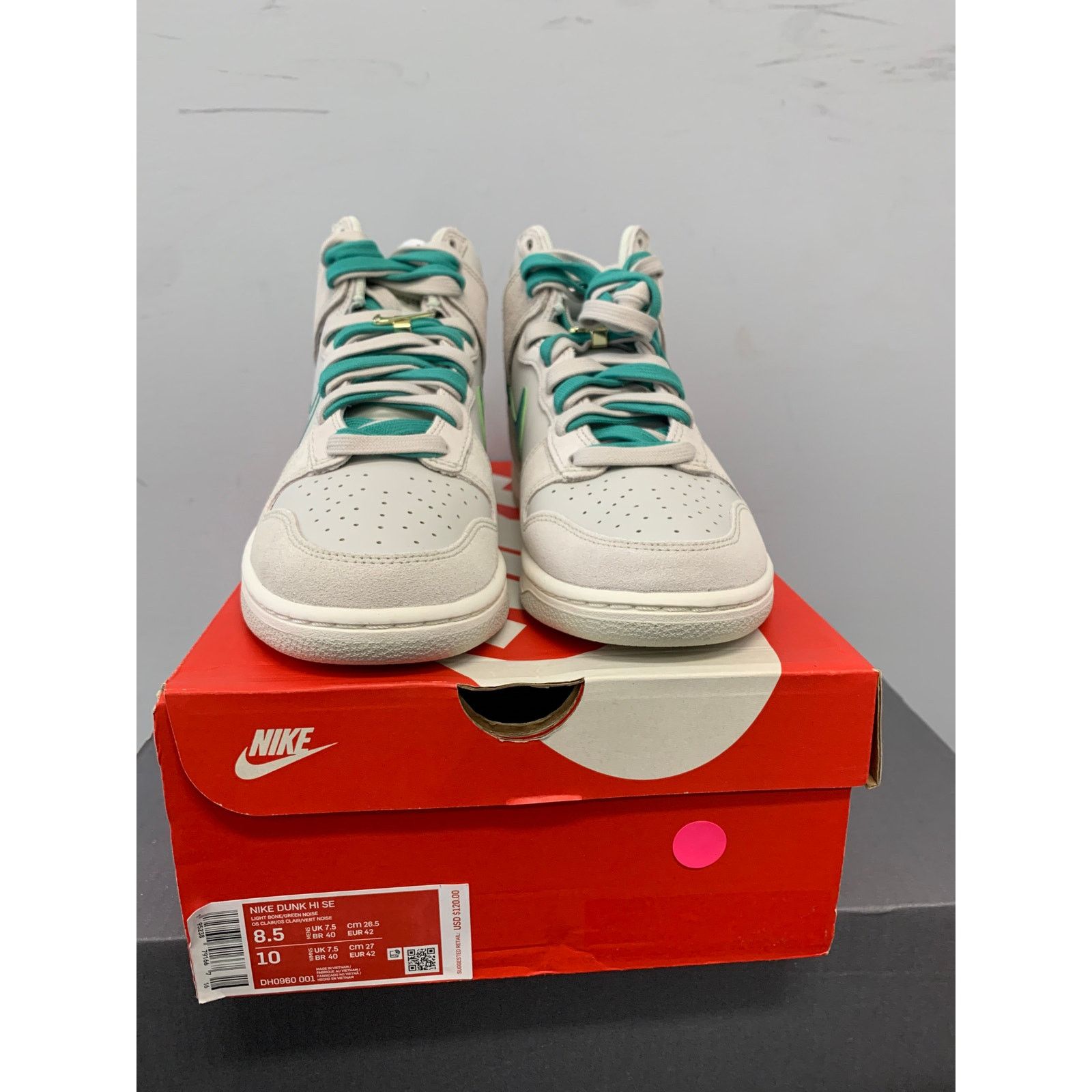 Nike Nike Dunk High First Use Sail Size 8.5 BRAND NEW SHIPS NOW Size US 8.5 / EU 41-42 - 2 Thumbnail