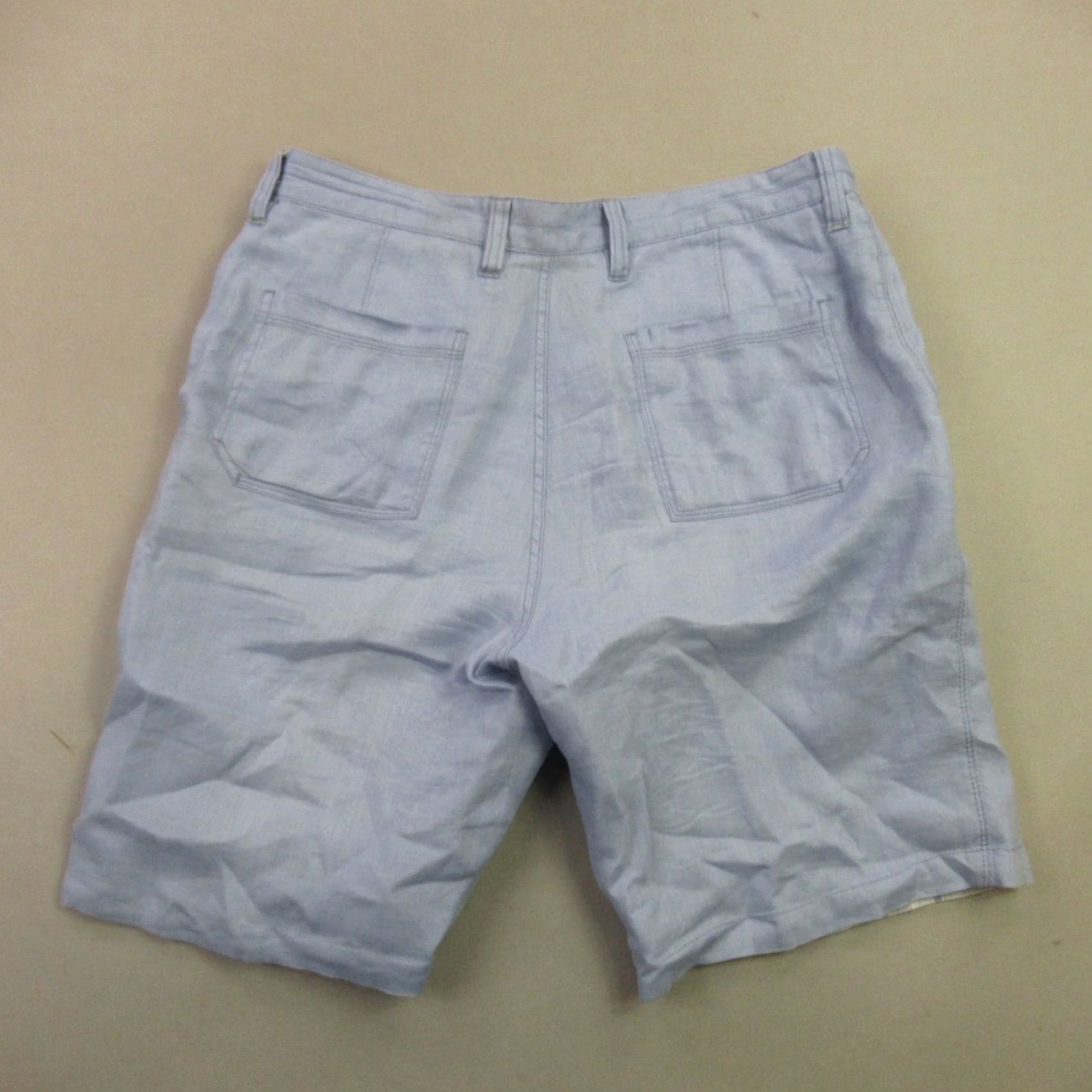 Vintage Mens Shorts 36 Pockets Button Lightweight Outdoors Chino Blue Size US 36 / EU 52 - 4 Thumbnail