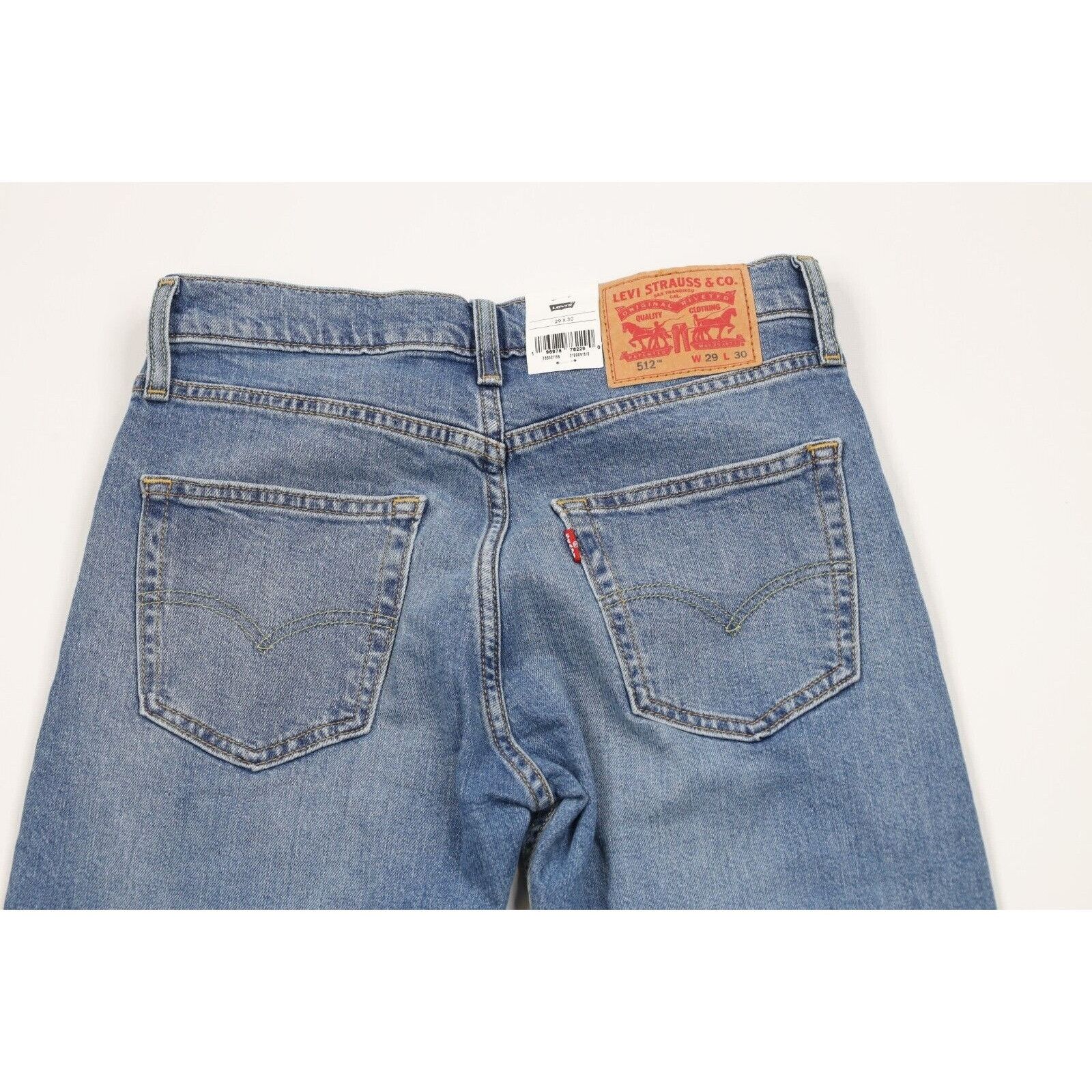 Levi's New Levis 512 Stretch Slim Fit Tapered Leg Denim Jeans Size US 29 - 10 Thumbnail