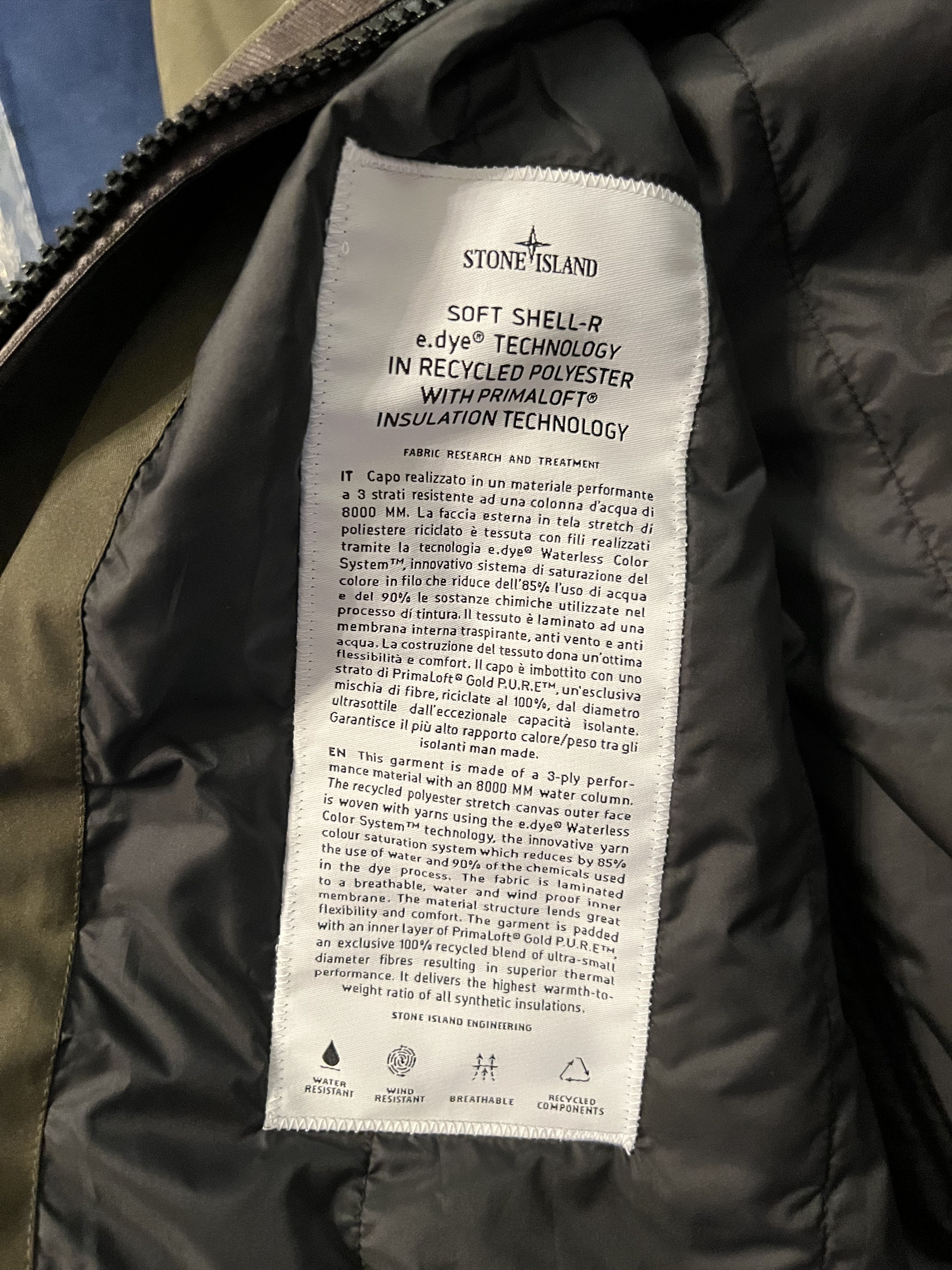 Stone Island SOFT SHELL-R JACKET Size US XL / EU 56 / 4 - 4 Thumbnail