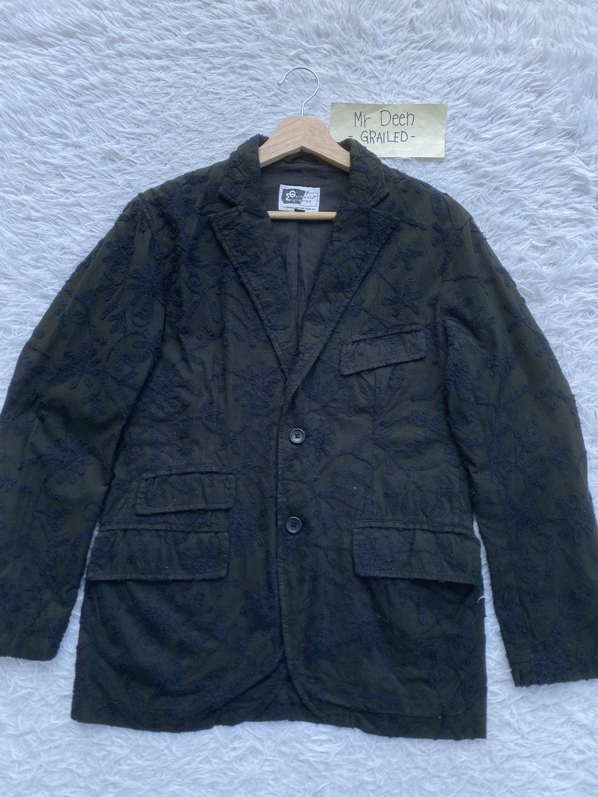 Engineered Garments Engineered Garments Chain Stitch Florals Embroidery Jacket Size XS / US 0-2 / IT 36-38 - 5 Thumbnail