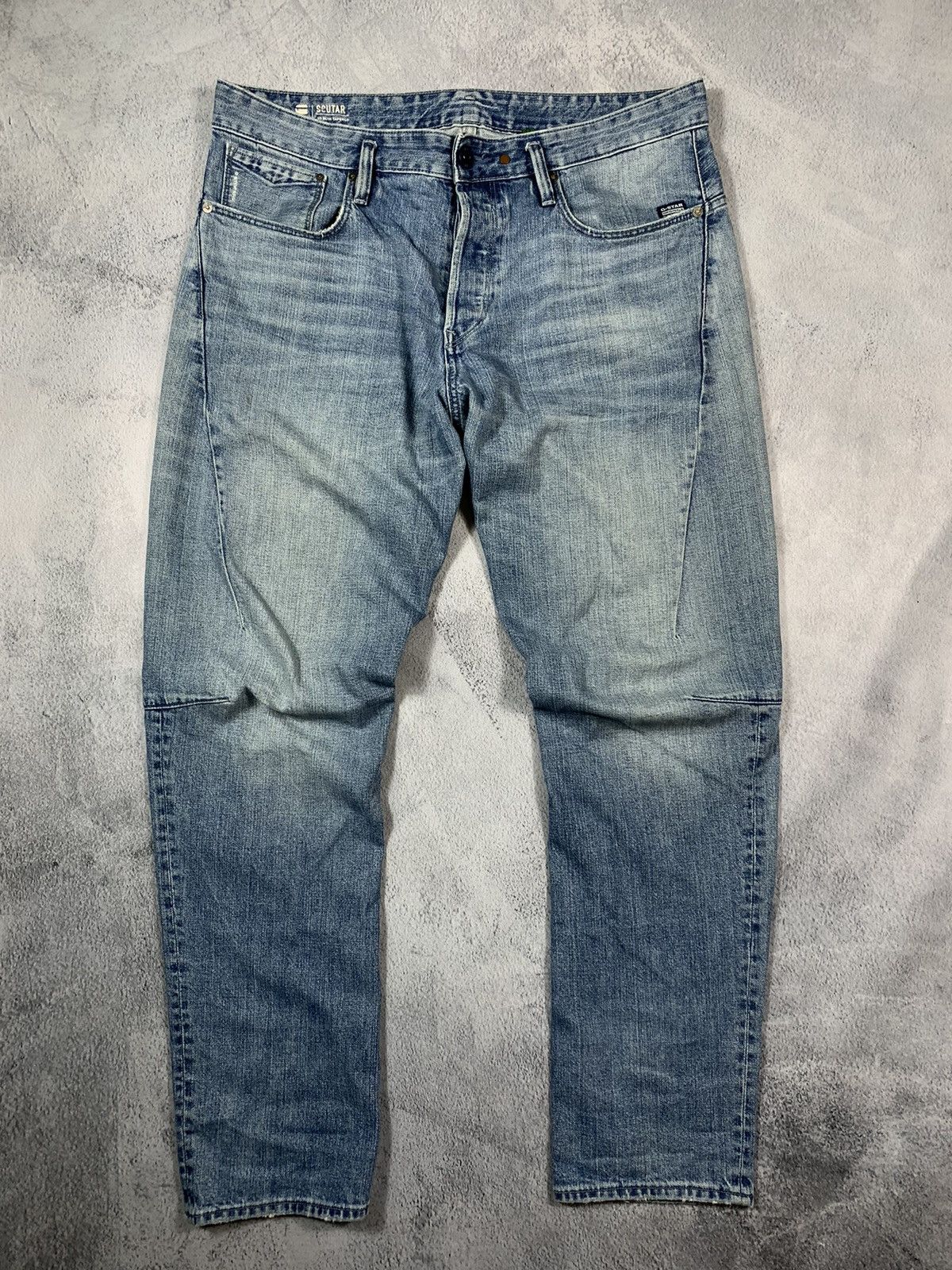 G-Star × Vintage Vintage Y2K G-star Scutar tapered jeans streetwear size 34 Size US 34 / EU 50 - 1 Thumbnail