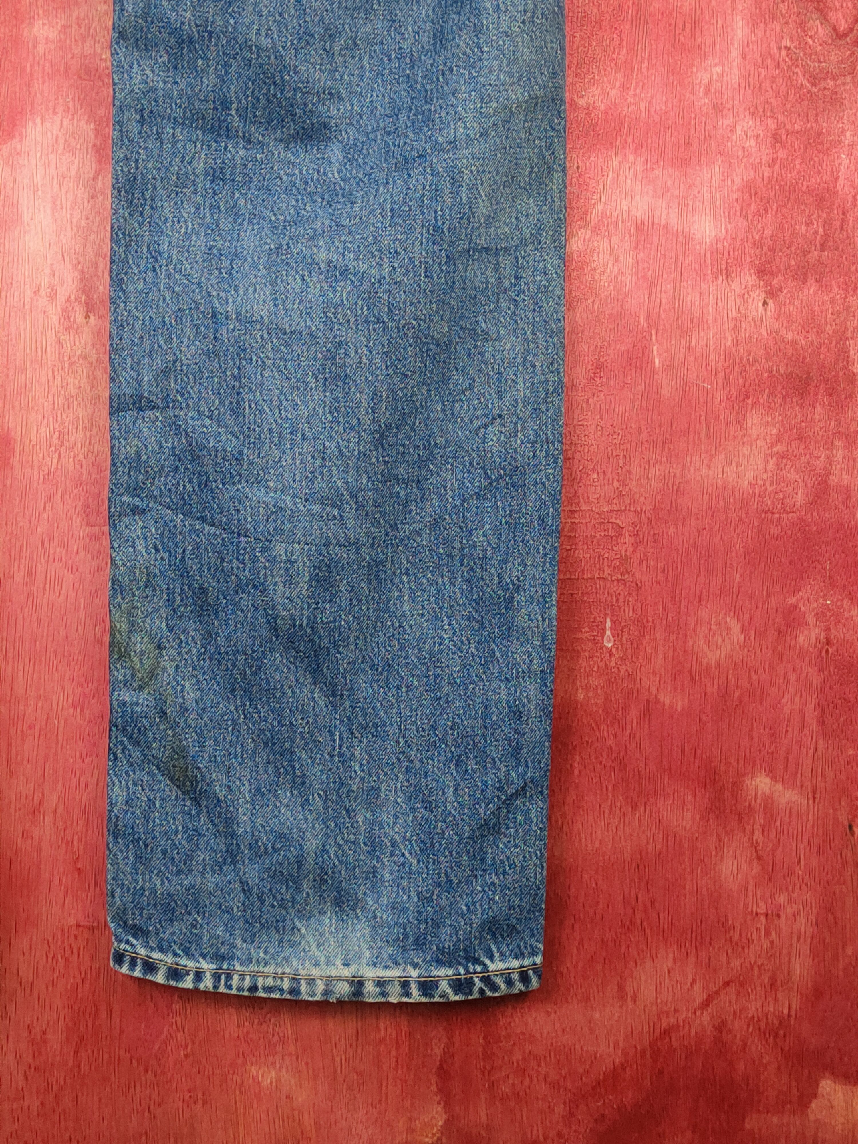 Japanese Brand Uniqlo Blue Distressed Ripped Jeans #S1692 Size US 38 / EU 54 - 12 Thumbnail