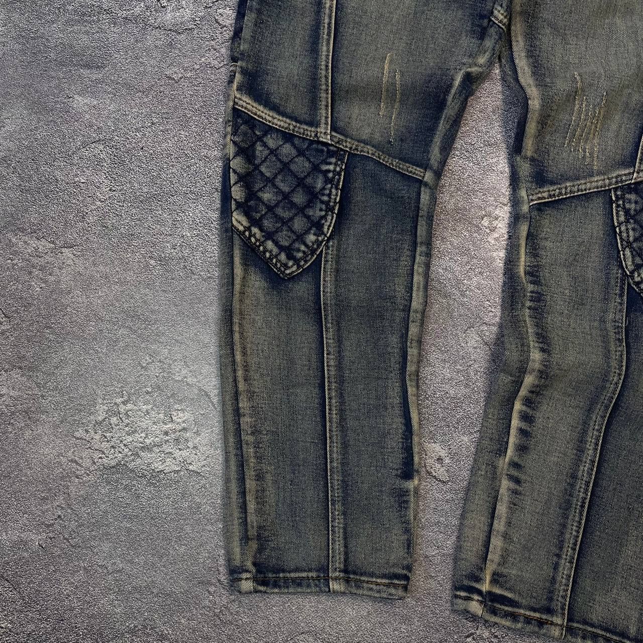 Hysteric Glamour Jeans Dirty Pants Faded Crash Denim Thrashed Y2K Distressed Size US 33 - 11 Thumbnail