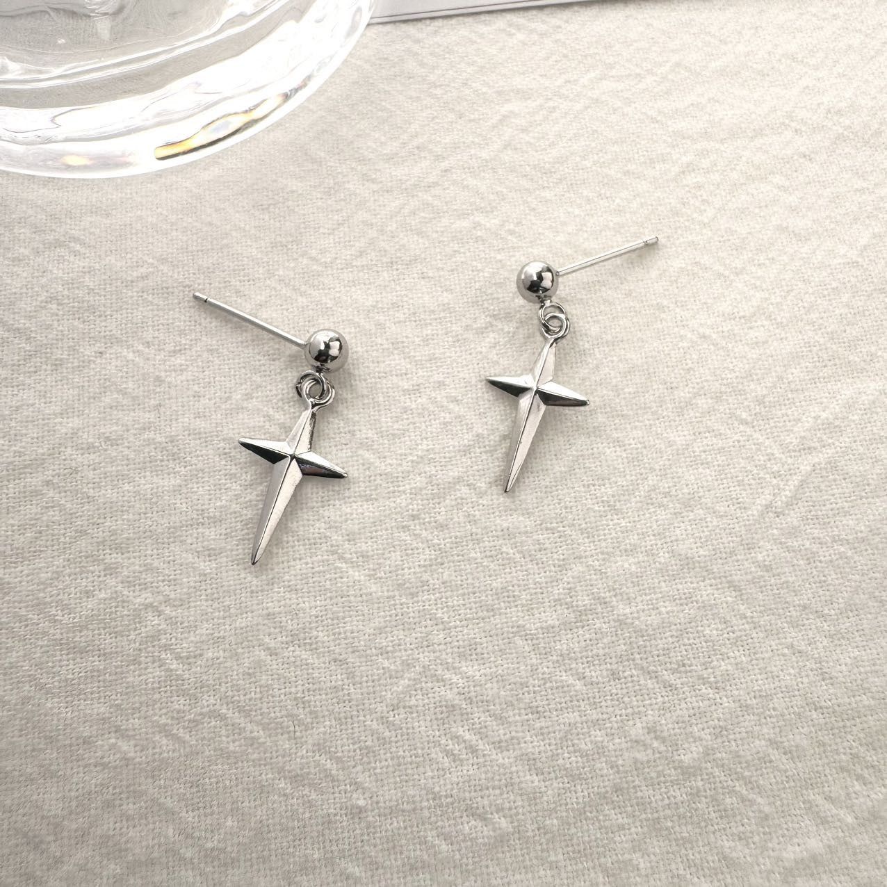 Other Star Dangle Drop Earrings for Men Women Unisex Earrings Size ONE SIZE - 2 Thumbnail