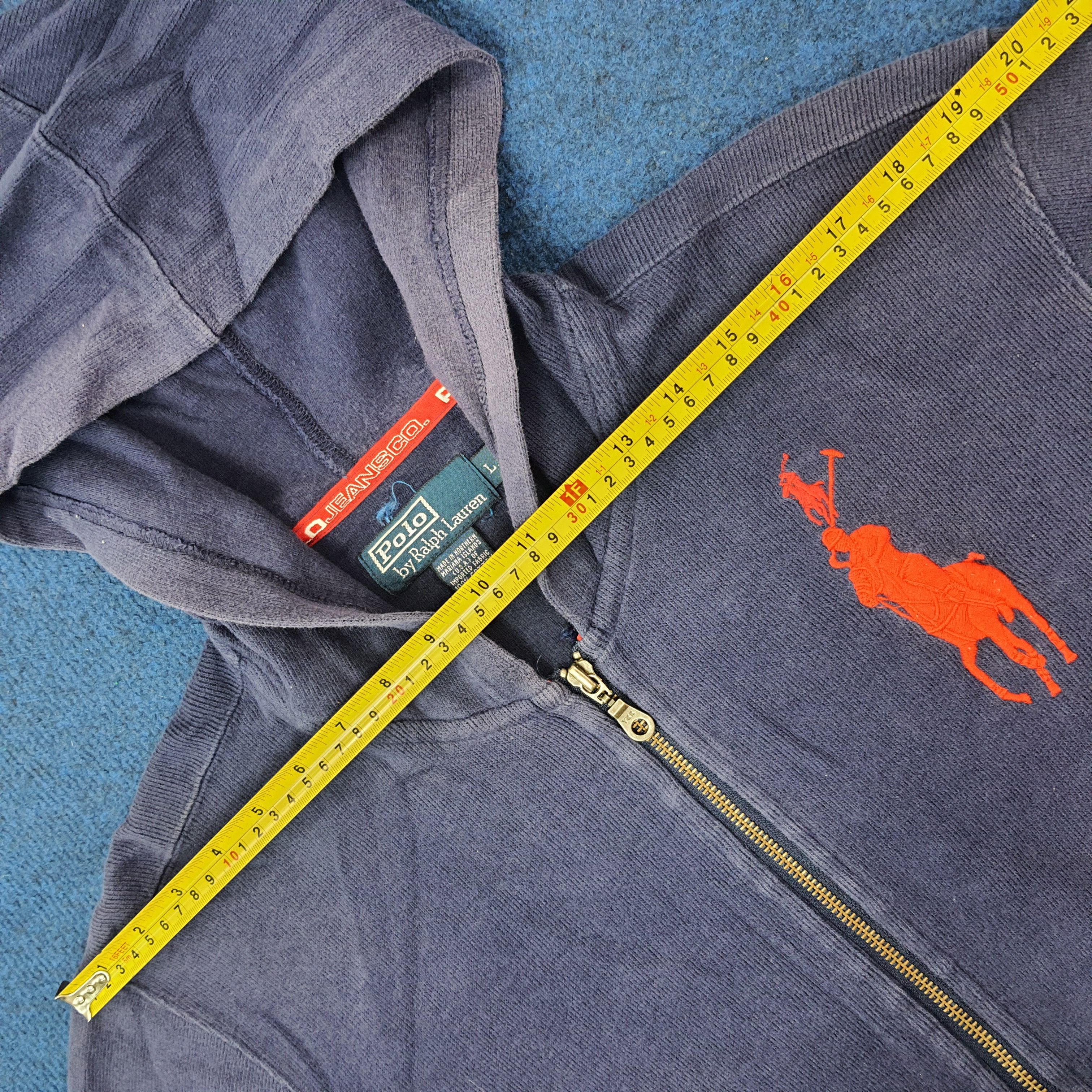 Polo Ralph Lauren Vintage POLO by Ralph Lauren Zipper Hoodies C253N18 Size US L / EU 52-54 / 3 - 8 Thumbnail